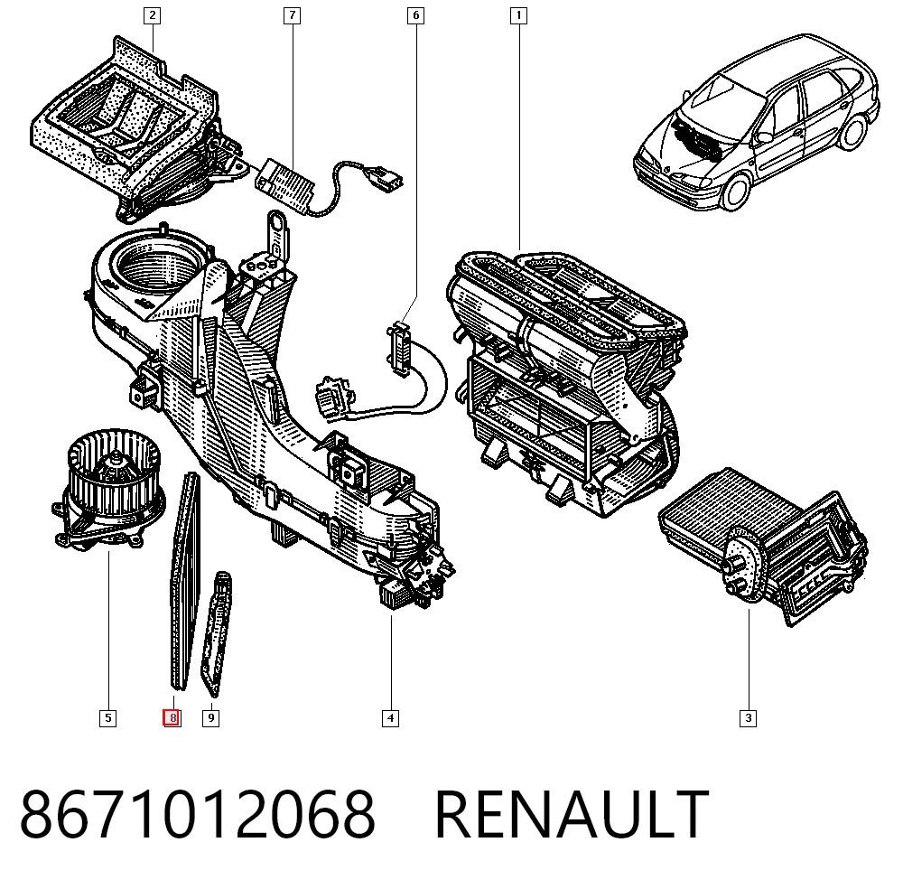 8671012068 Renault (RVI)