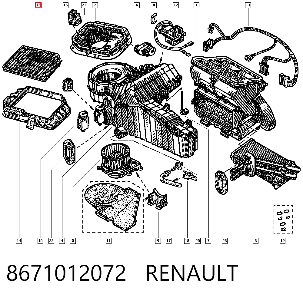 8671012072 Renault (RVI)
