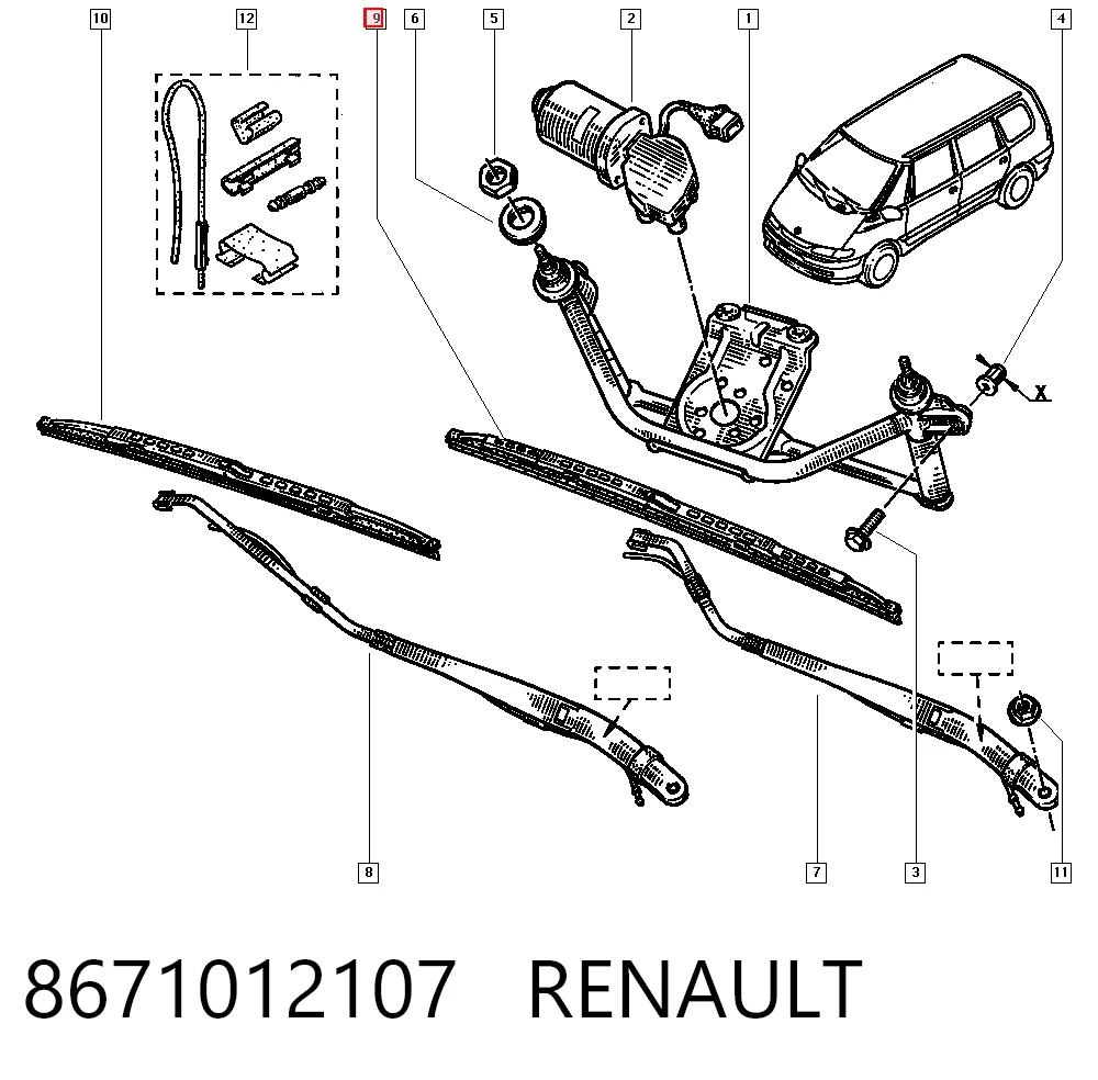 8671012107 Renault (RVI)