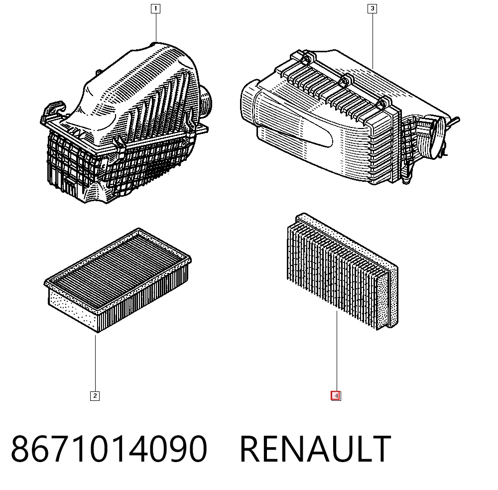 8671014090 Renault (RVI)