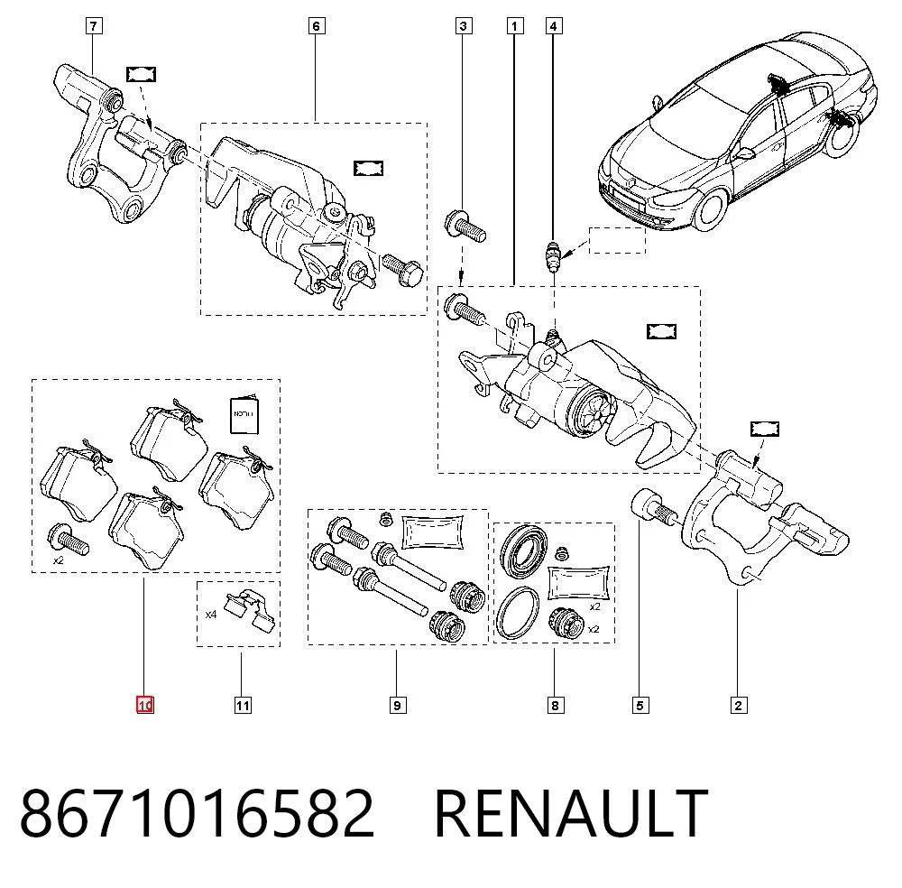 8671016582 Renault (RVI)