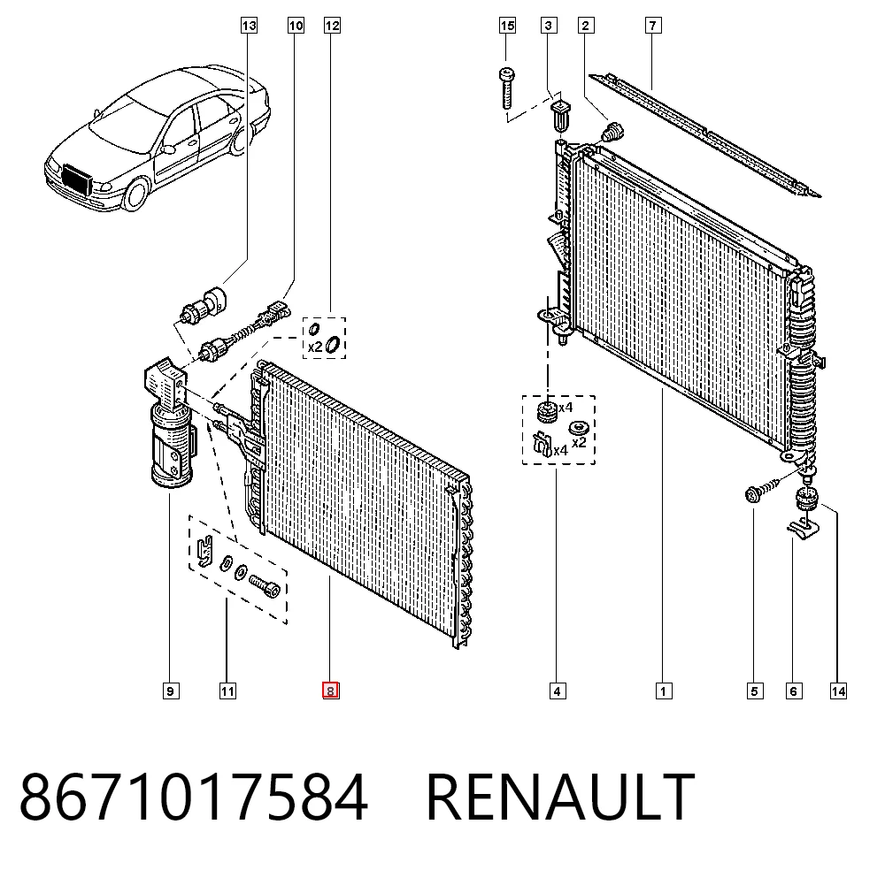 8671017584 Renault (RVI)