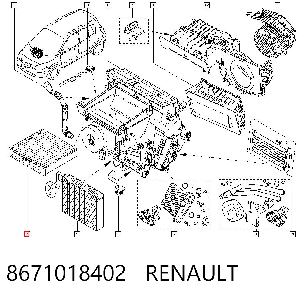 8671018402 Renault (RVI)