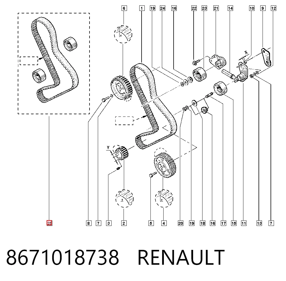Correia do mecanismo de distribuição de gás, kit Continental/Siemens CT731K1 preço, a partir de 60,88 USD