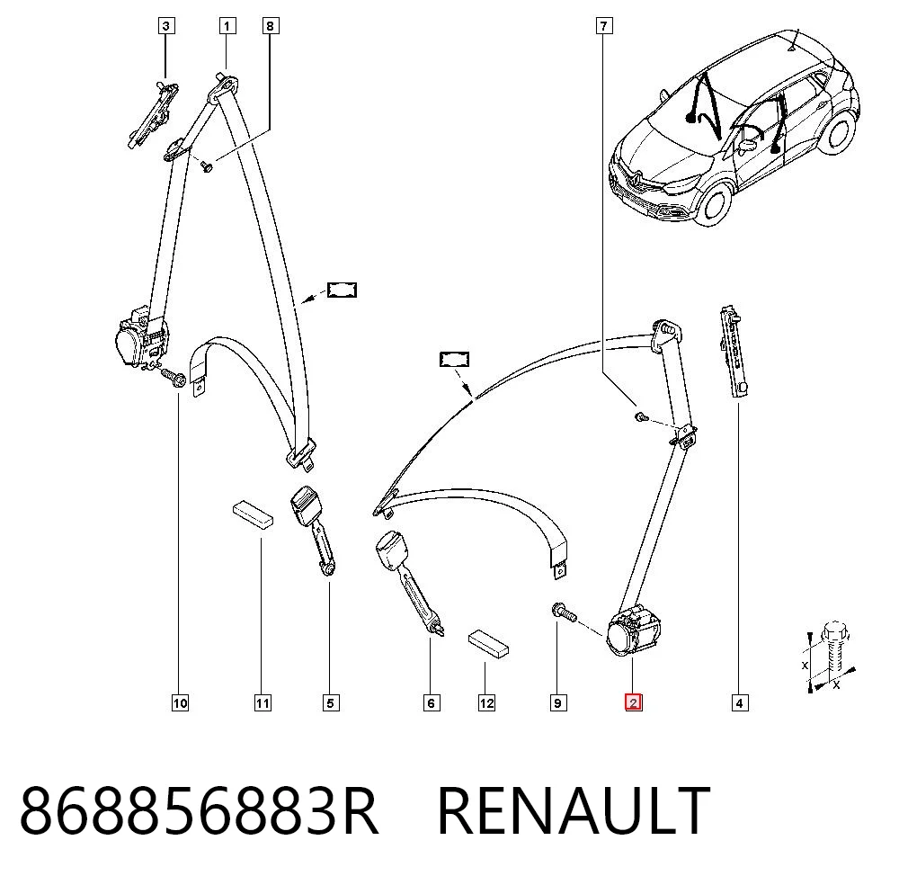 868856883R Renault (RVI)