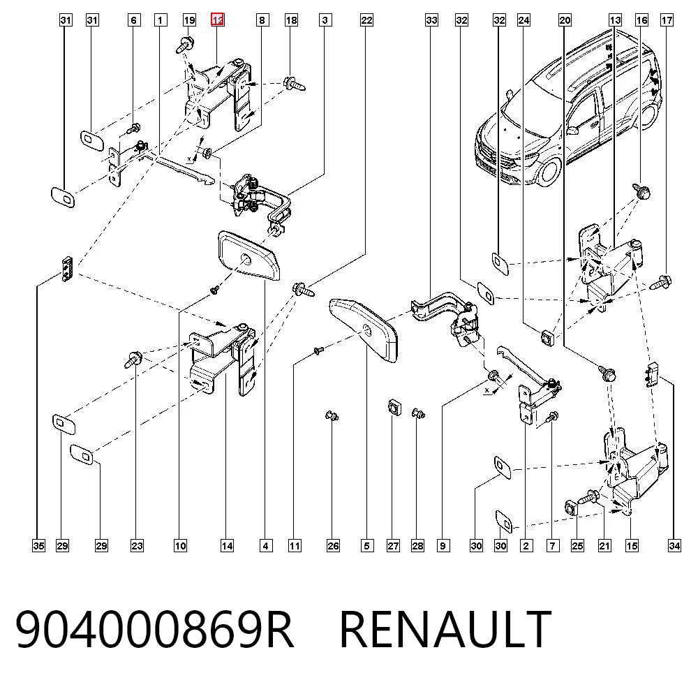 904000869R Renault (RVI)