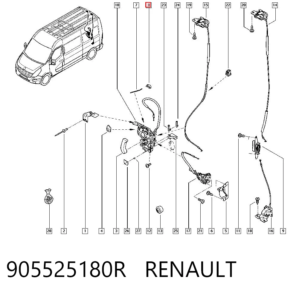 905525180R Renault (RVI)