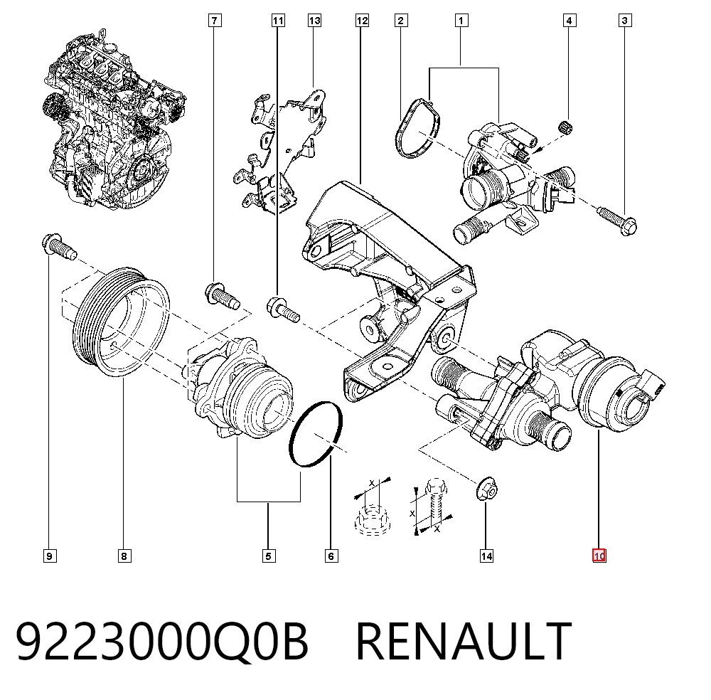 Válvula de regulação do fluido de esfriamento General Motors 95514688 preço, a partir de 55,87 USD