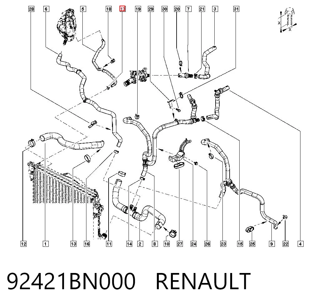 92421BN000 Renault (RVI)
