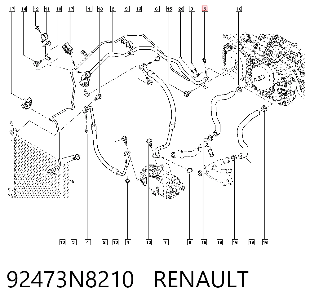 92473N8210 Renault (RVI)