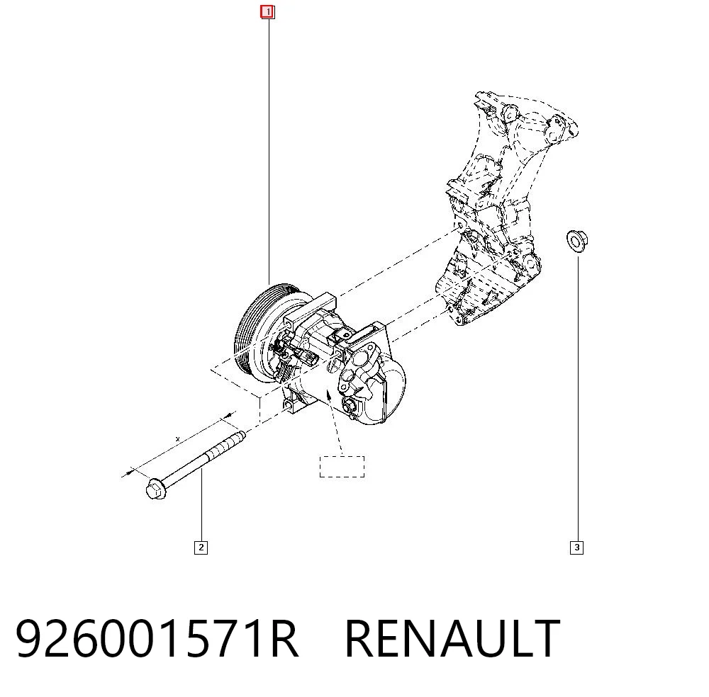 Compressor de aparelho de ar condicionado 320263 NRF