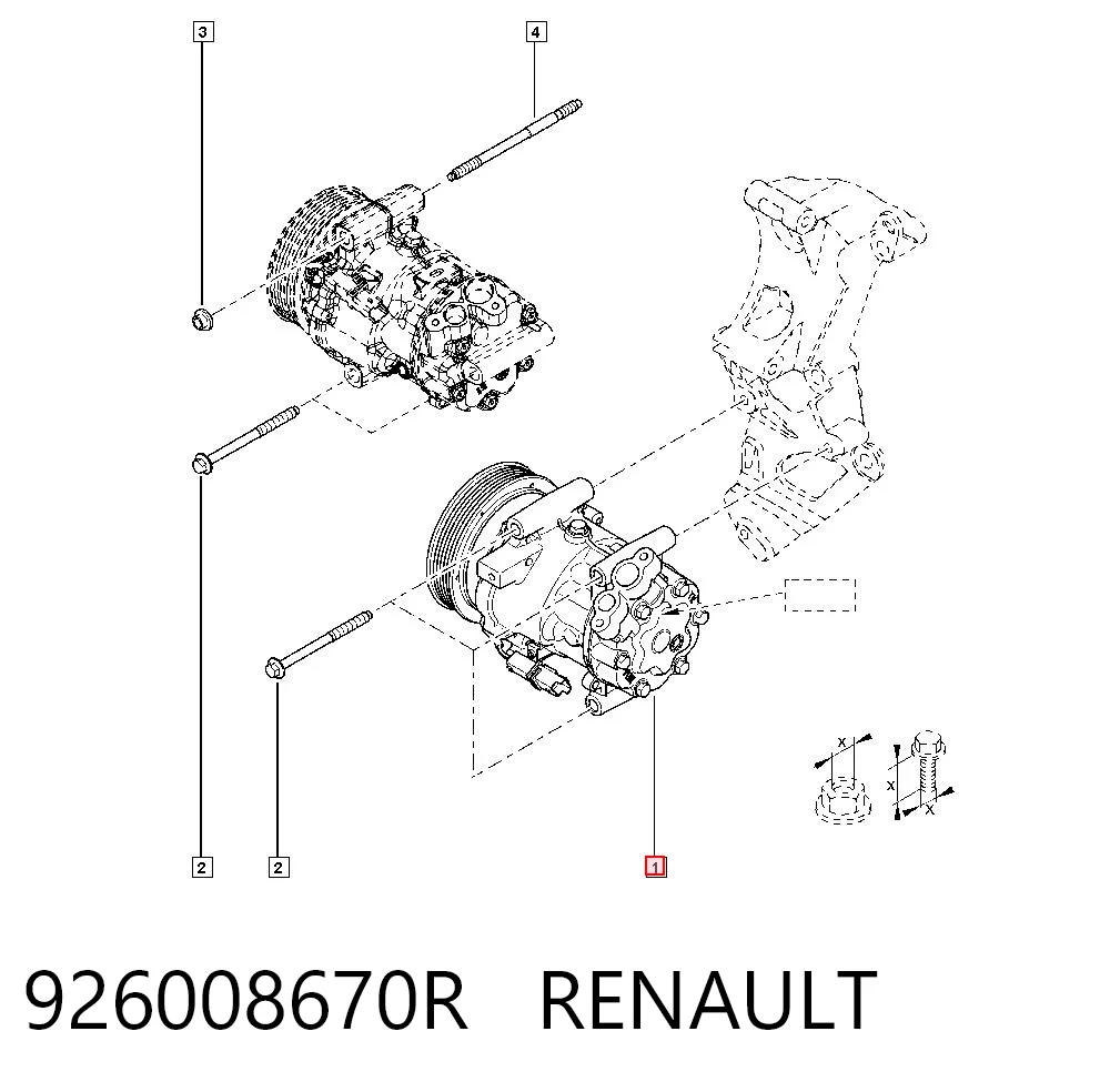 Compressor de aparelho de ar condicionado A415830720080 Mercedes