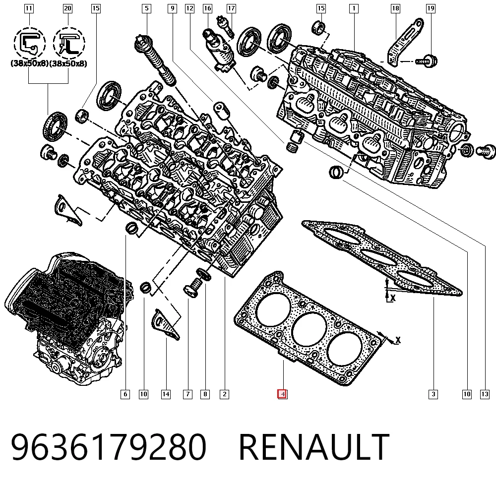 9636179280 Renault (RVI)