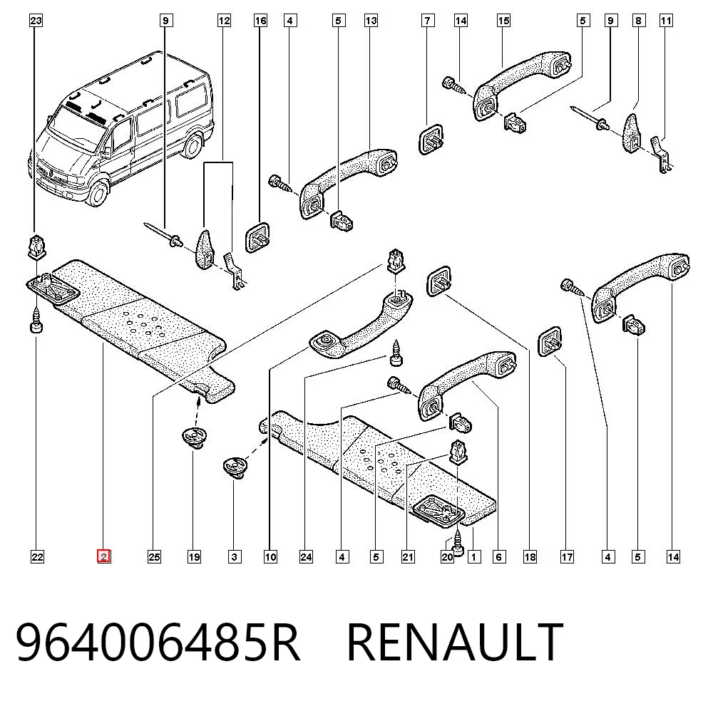 8200466881 Nissan/Infiniti Pala contra o sol