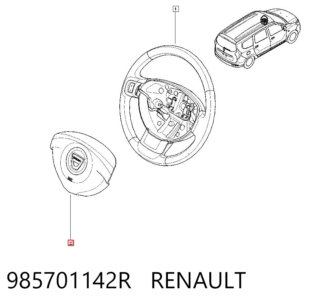 985701142R Renault (RVI)