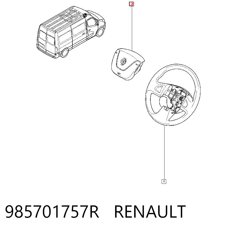 985701757R Renault (RVI)