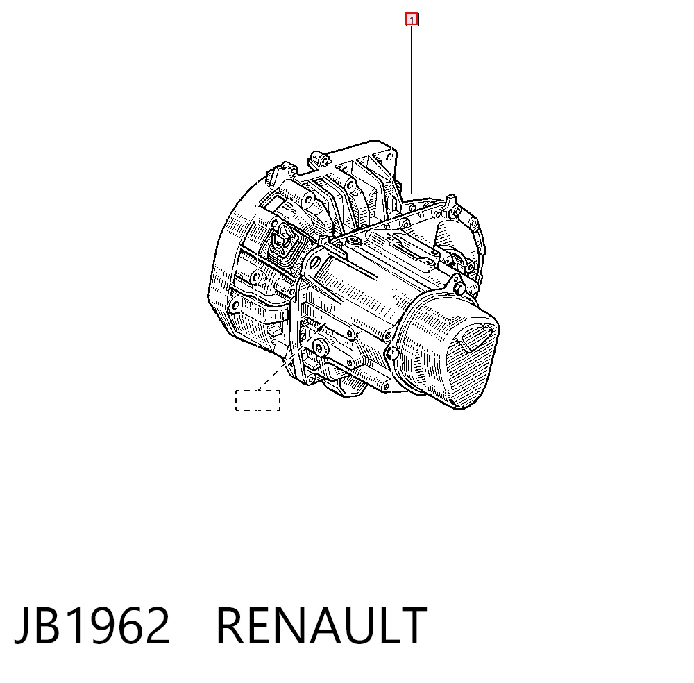 Caixa de Mudança montada (caixa mecânica de velocidades) para Renault Megane I LA0, LA1