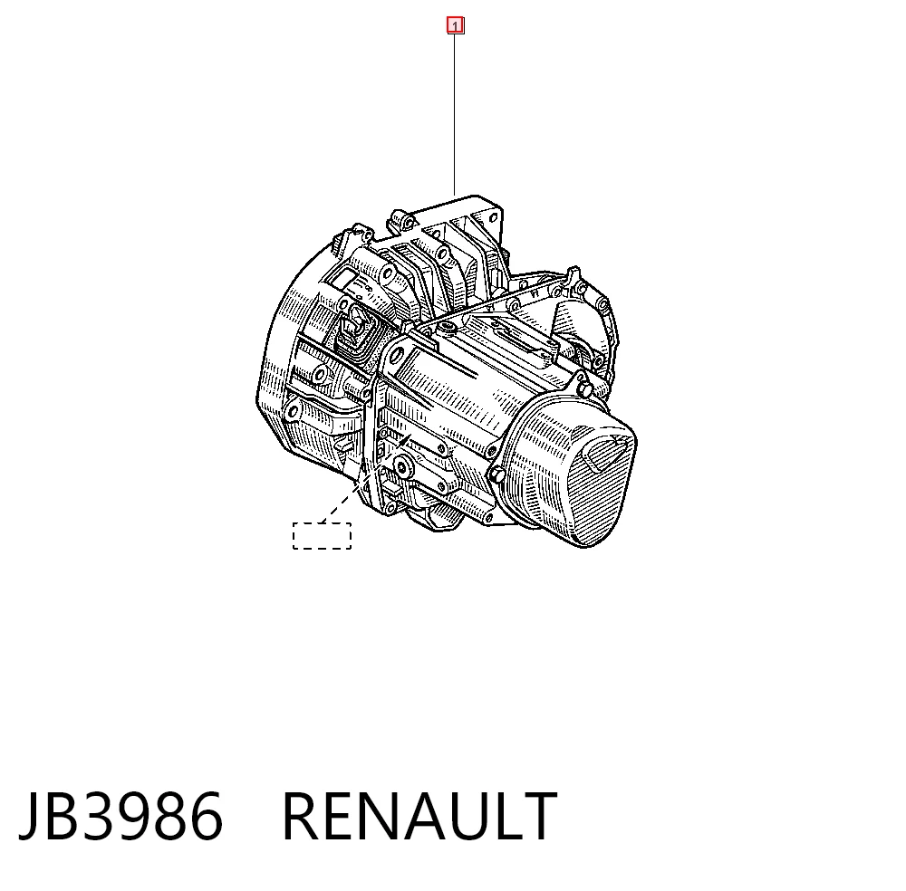 Caixa de Mudança montada (caixa mecânica de velocidades) para Renault Clio II SB0