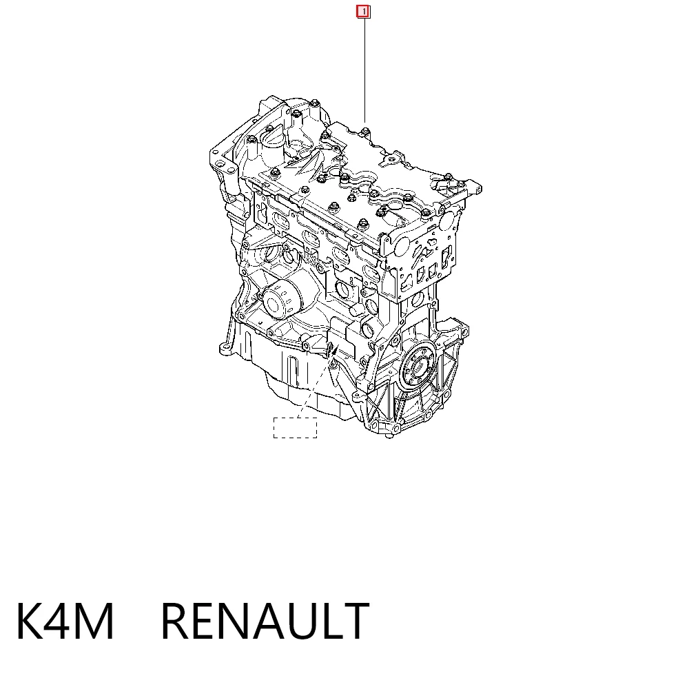 K4M Renault (RVI) Motor montado