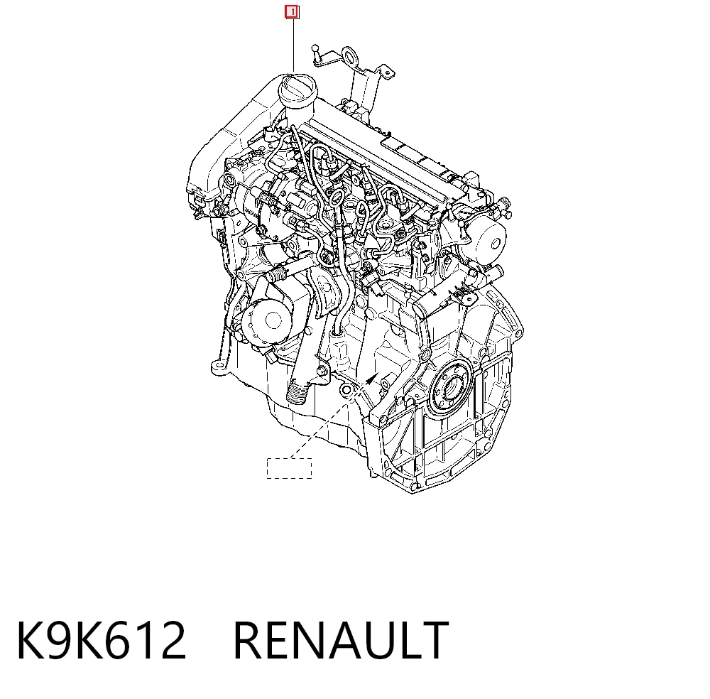Motor montado para Dacia Logan II L8_