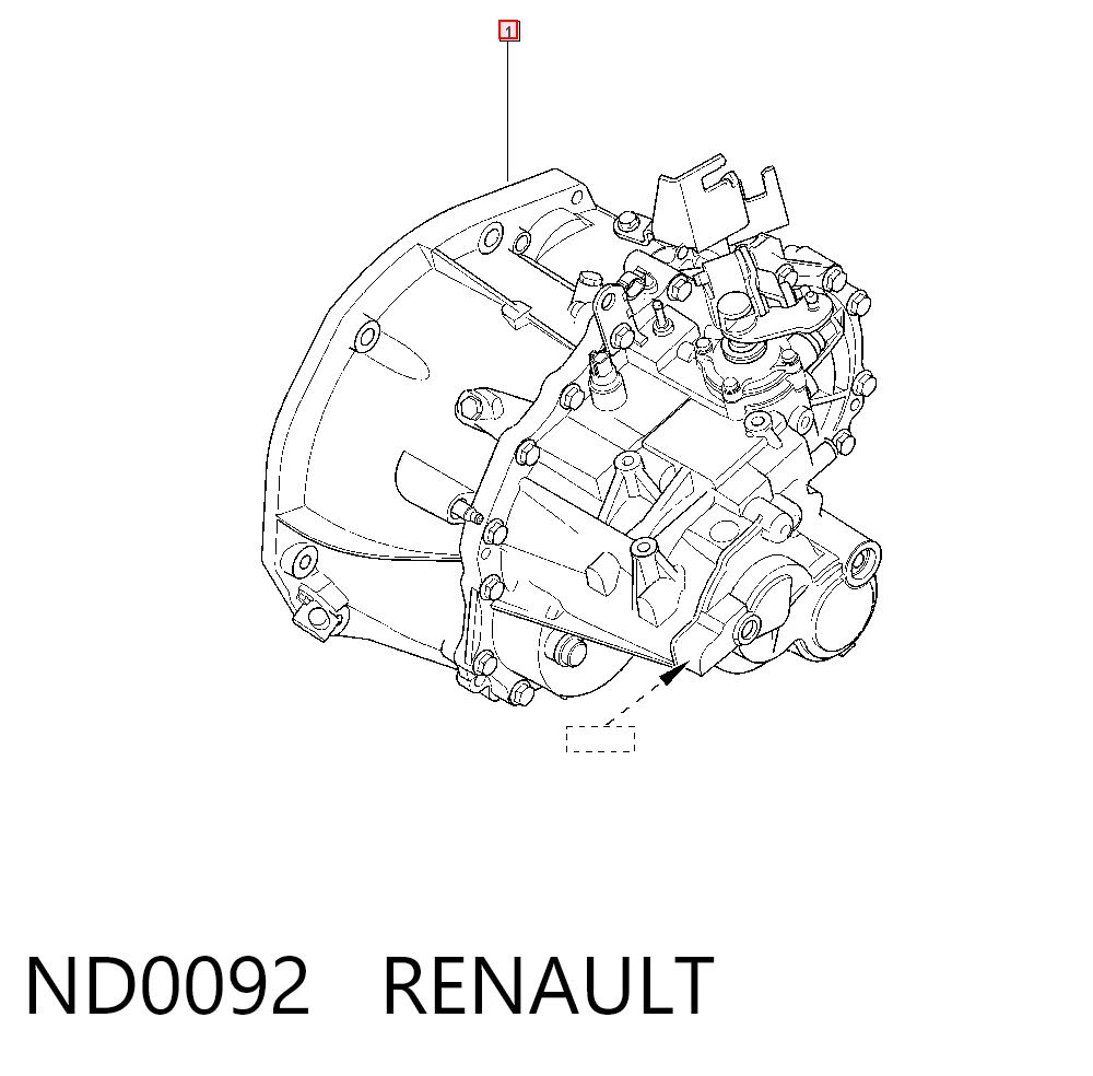 Caixa de Mudança montada (caixa mecânica de velocidades) Renault Scenic GRAND II JM0, JM1