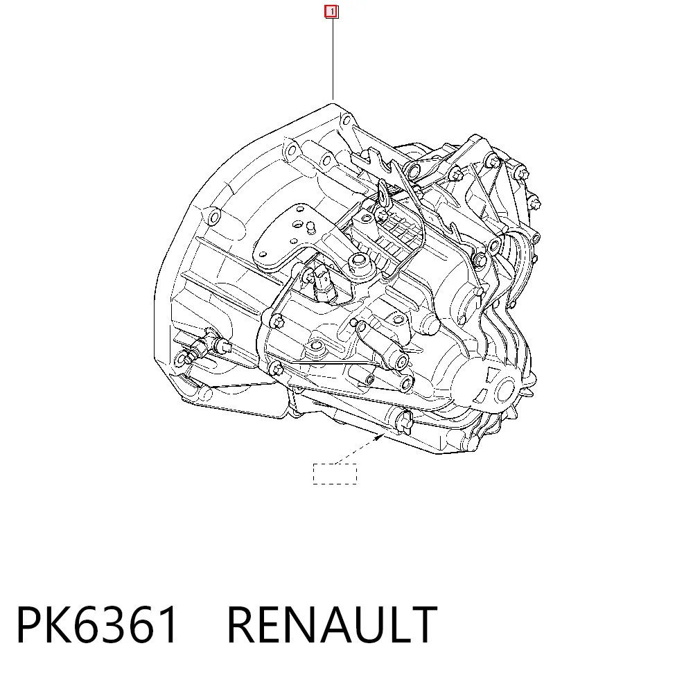 Caixa de Mudança montada (caixa mecânica de velocidades) para Renault Espace IV JK0