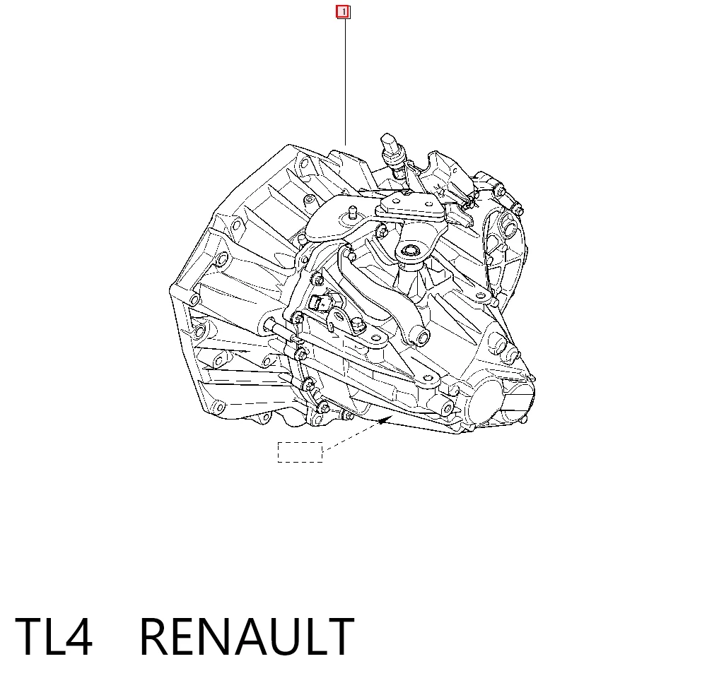TL4 Renault (RVI) Caixa de Mudança montada (caixa mecânica de velocidades)