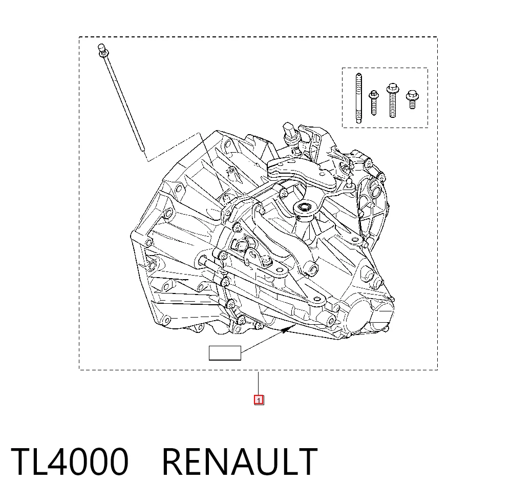 Caixa de Mudança montada (caixa mecânica de velocidades) para Renault Scenic II JM0, JM1