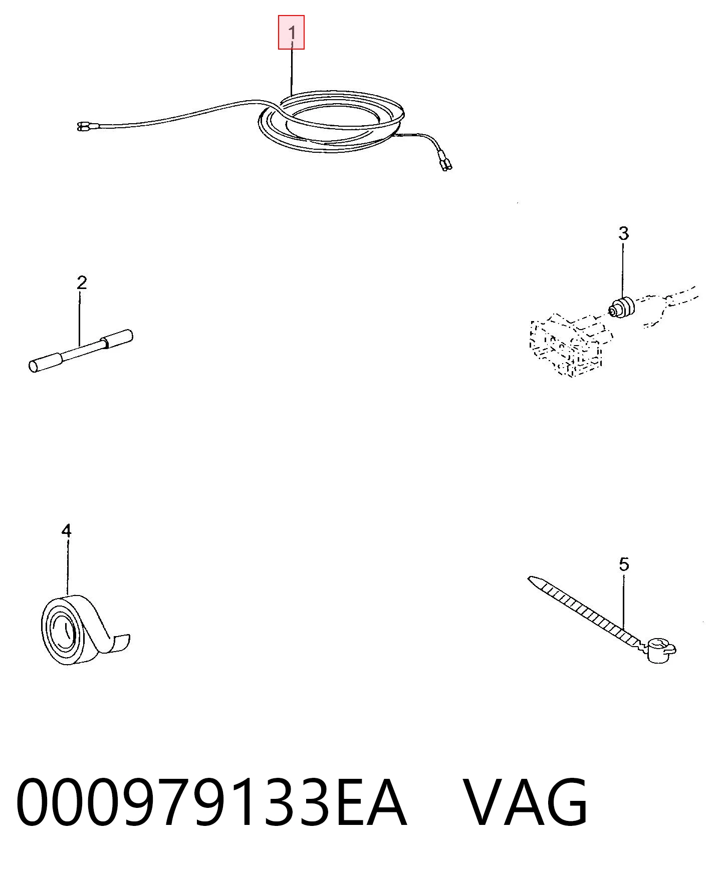 000979133EA VAG Sensor de detonação
