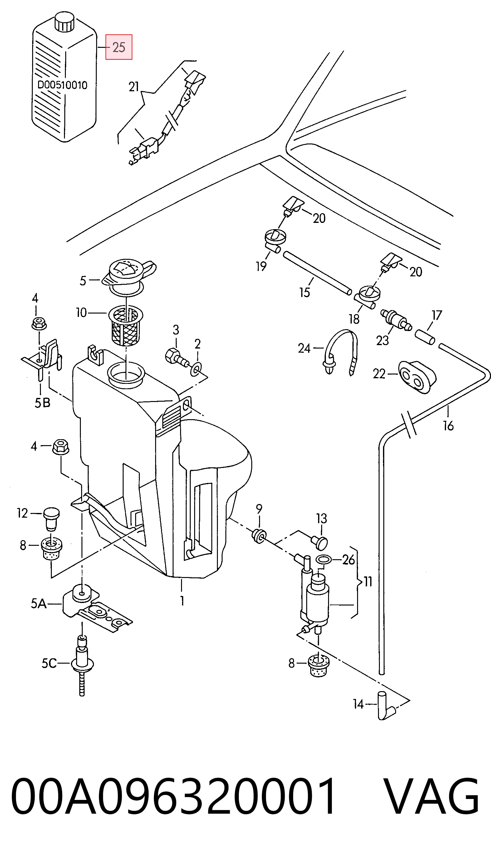 Fluido para lavador de pára-brisas Peugeot/Citroen 892332840 preço, a partir de 5,30 USD