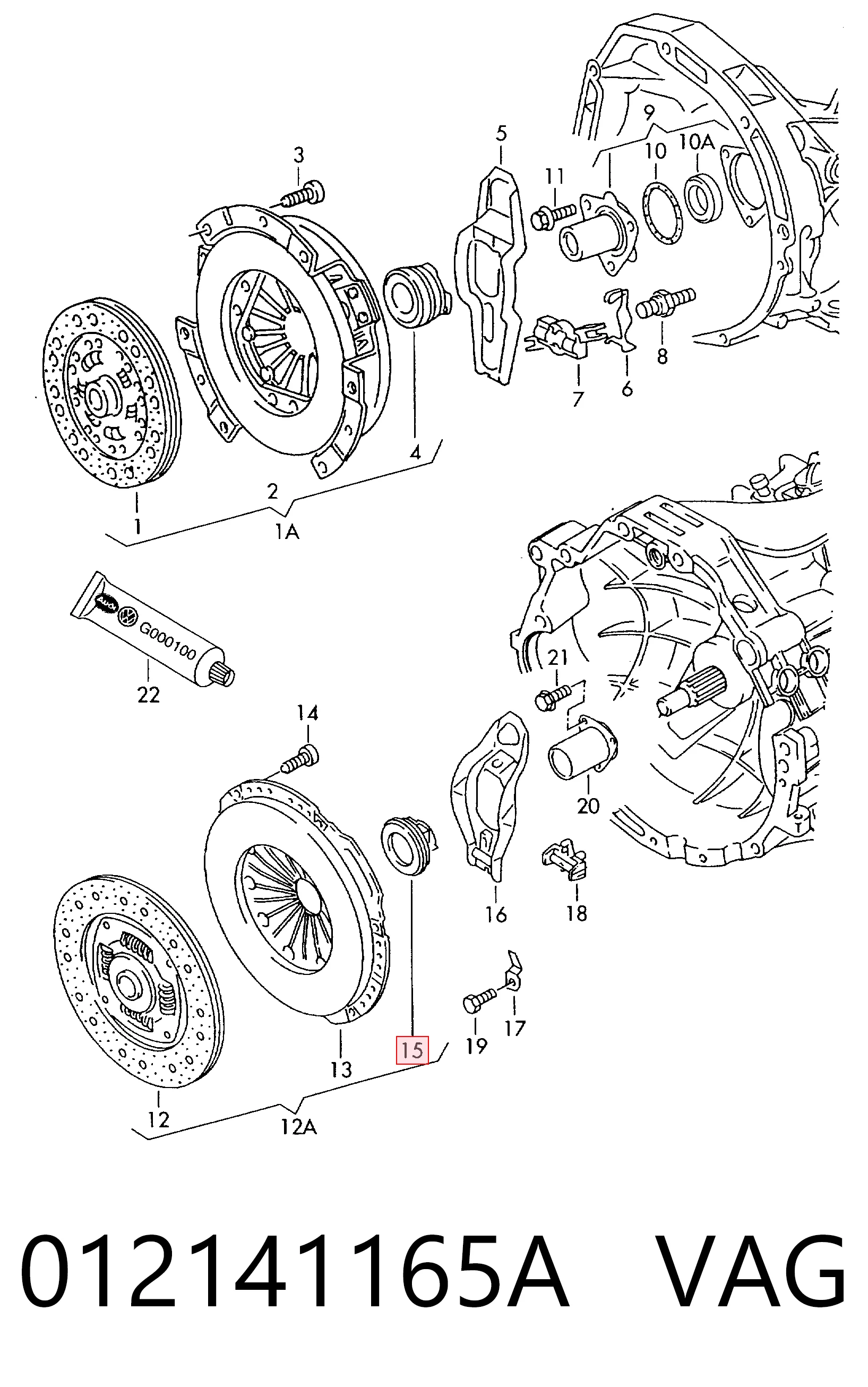 Compre Rolamento de liberação de embraiagem Audi A4 