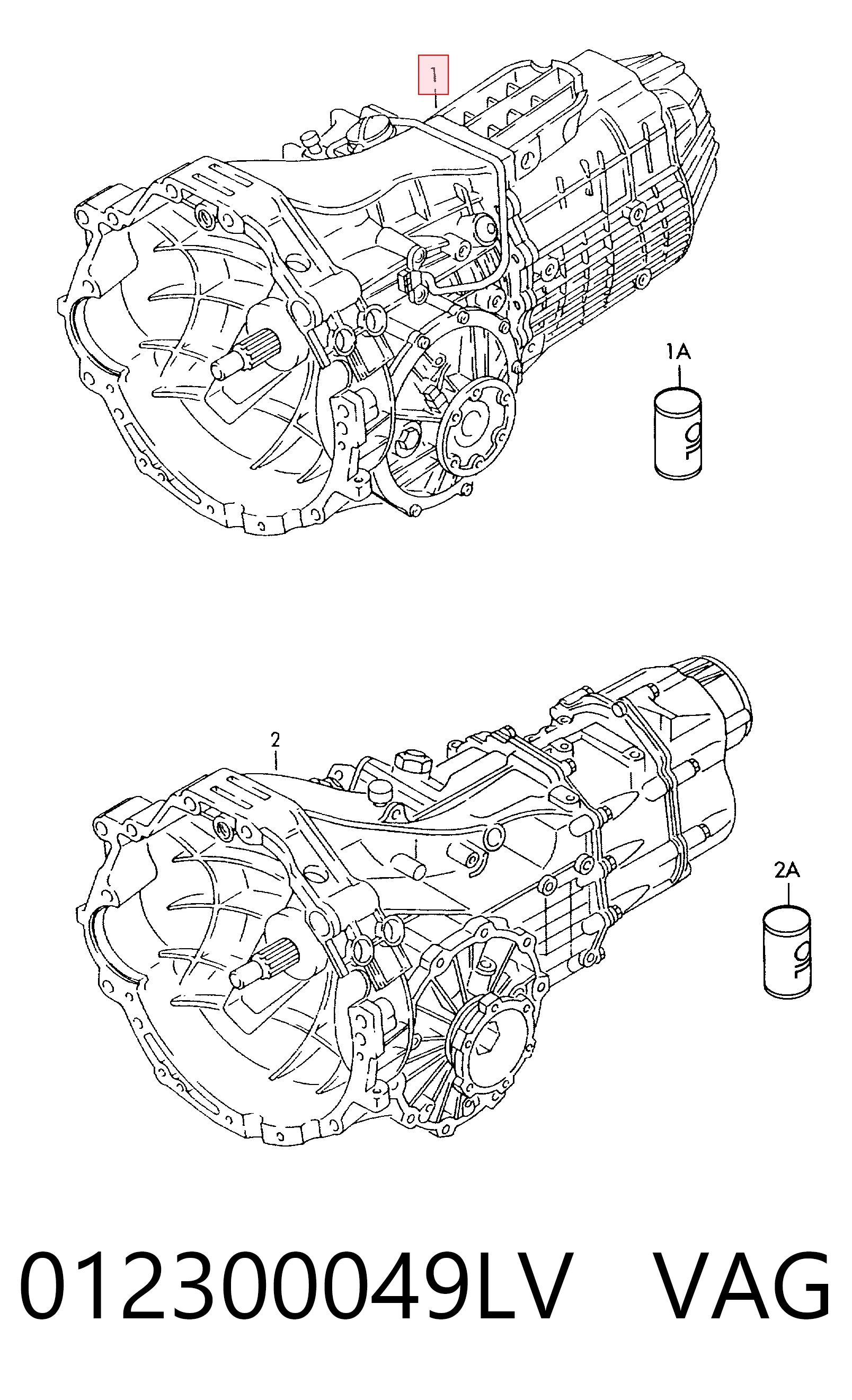Caixa de Mudança montada (caixa mecânica de velocidades) para Audi A6 C4 4A5