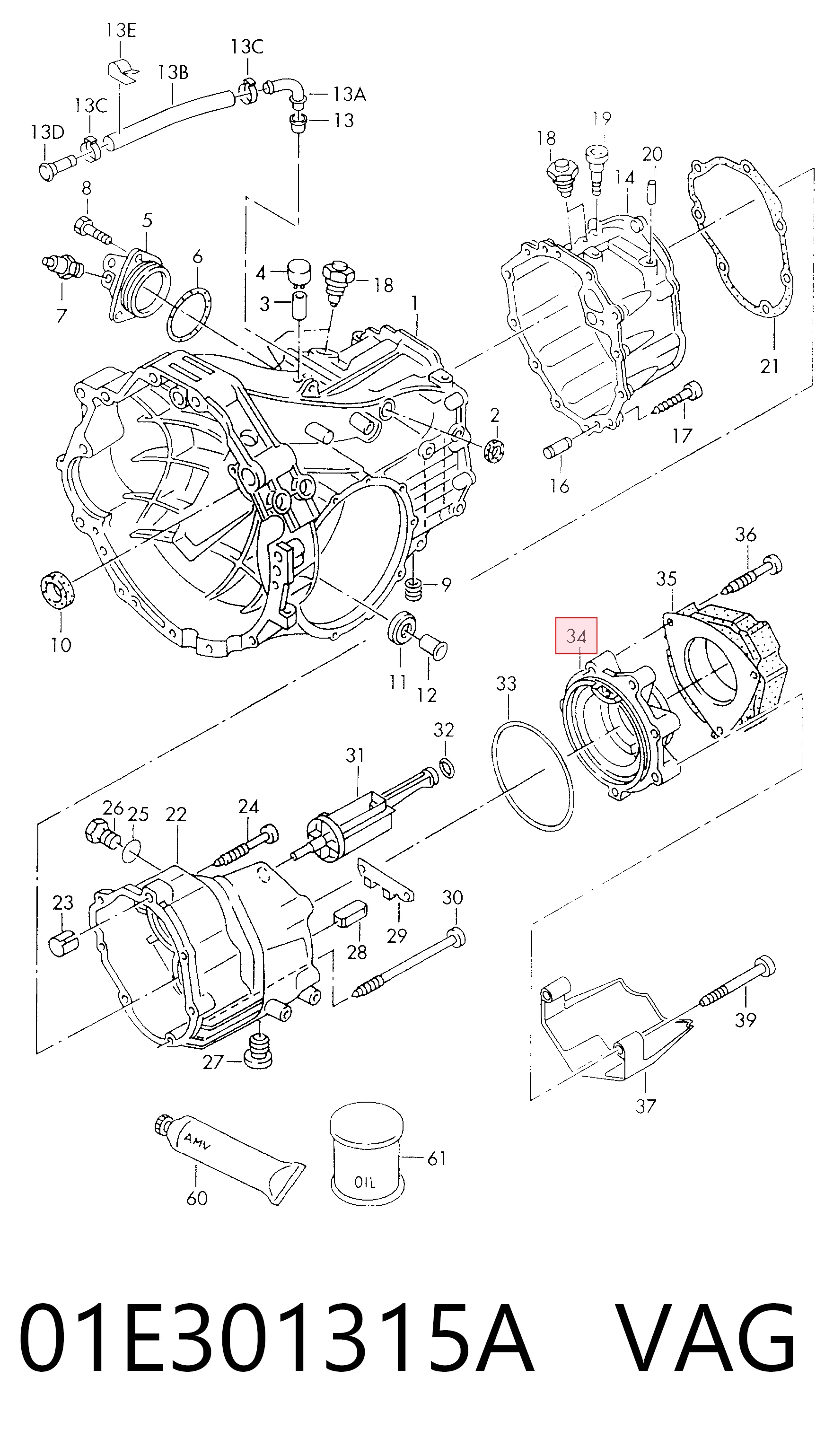 01E301315A VAG
