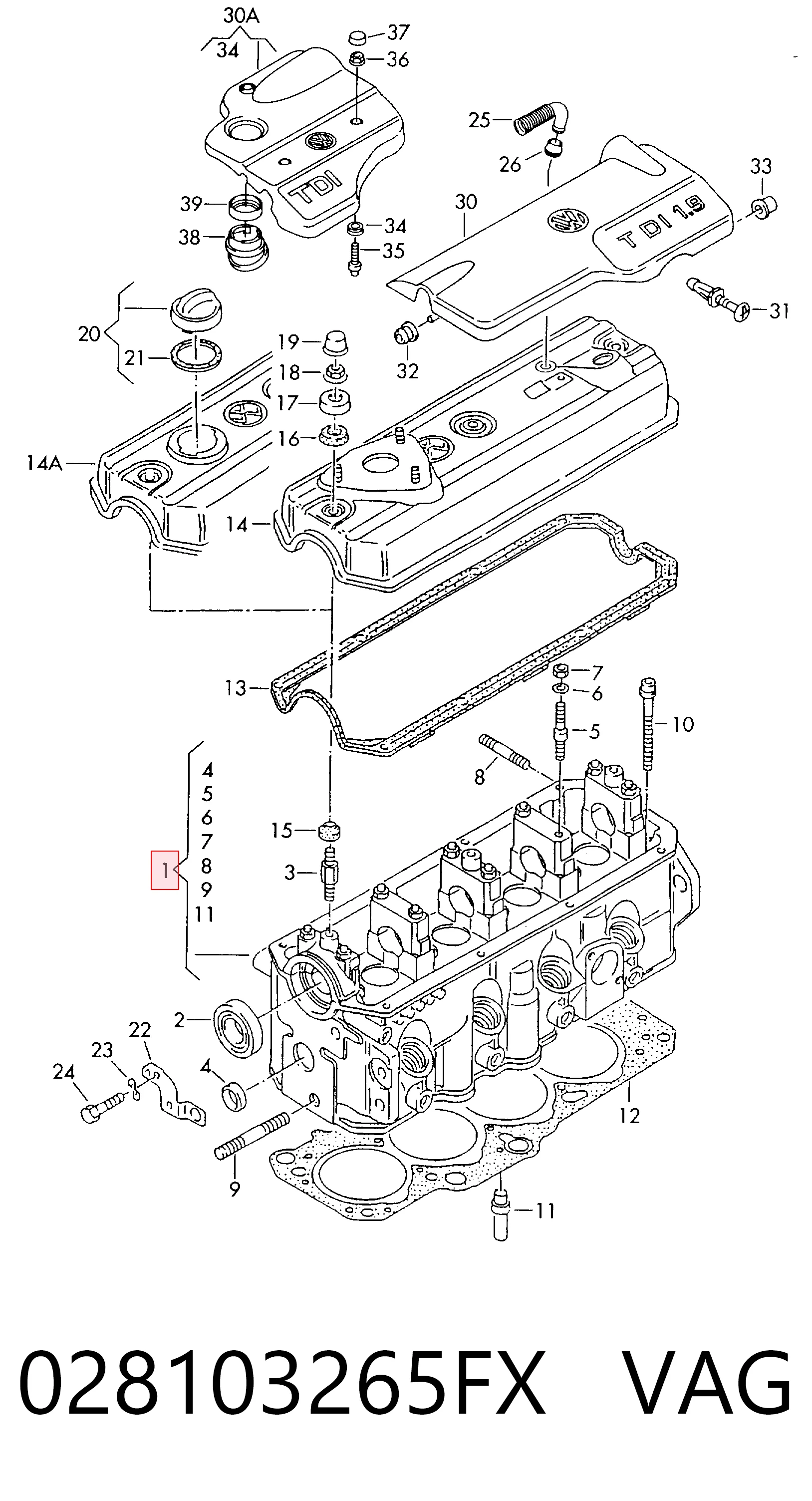 028103265FX VAG