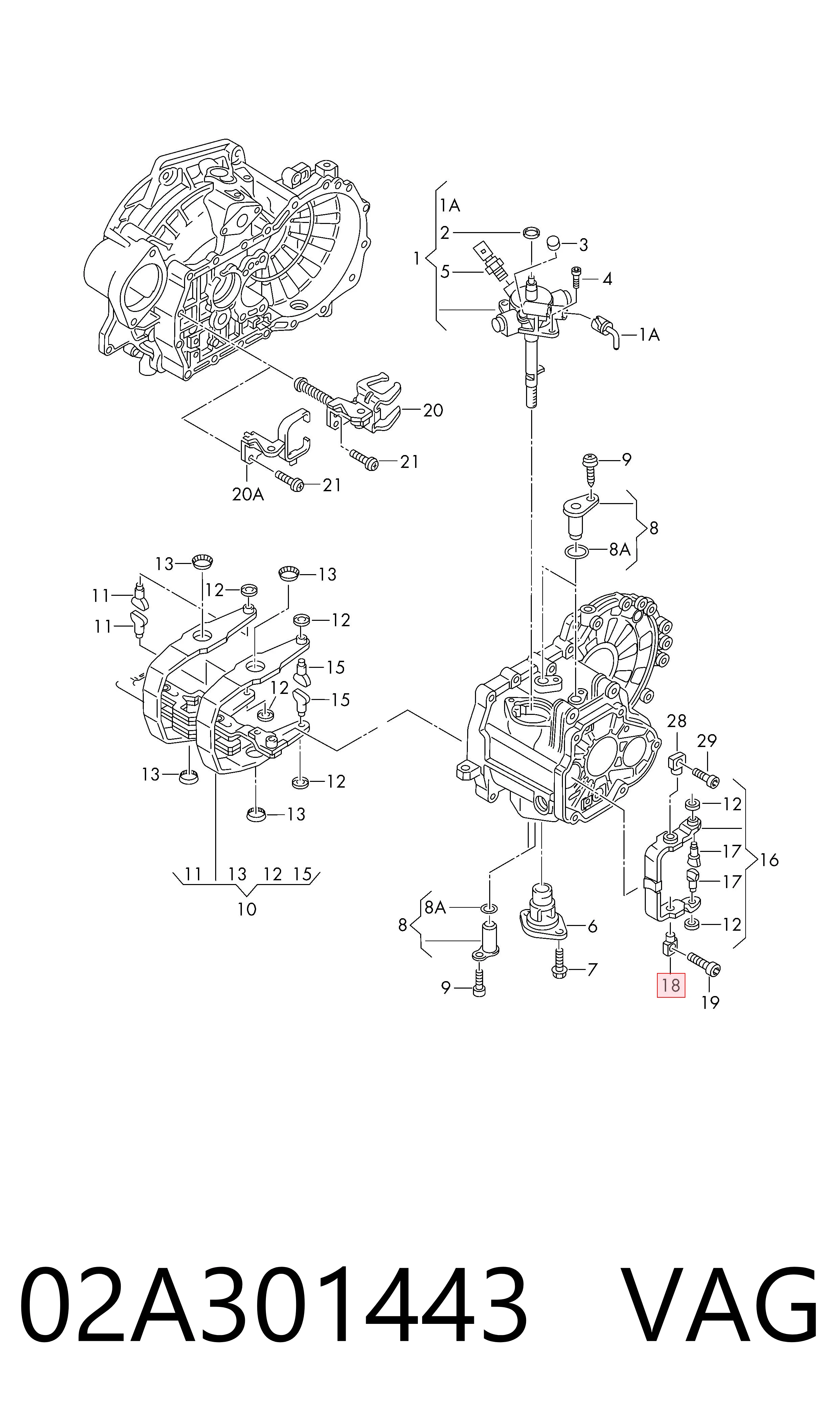  VAG 02A301443 preço, a partir de 44,74 USD
