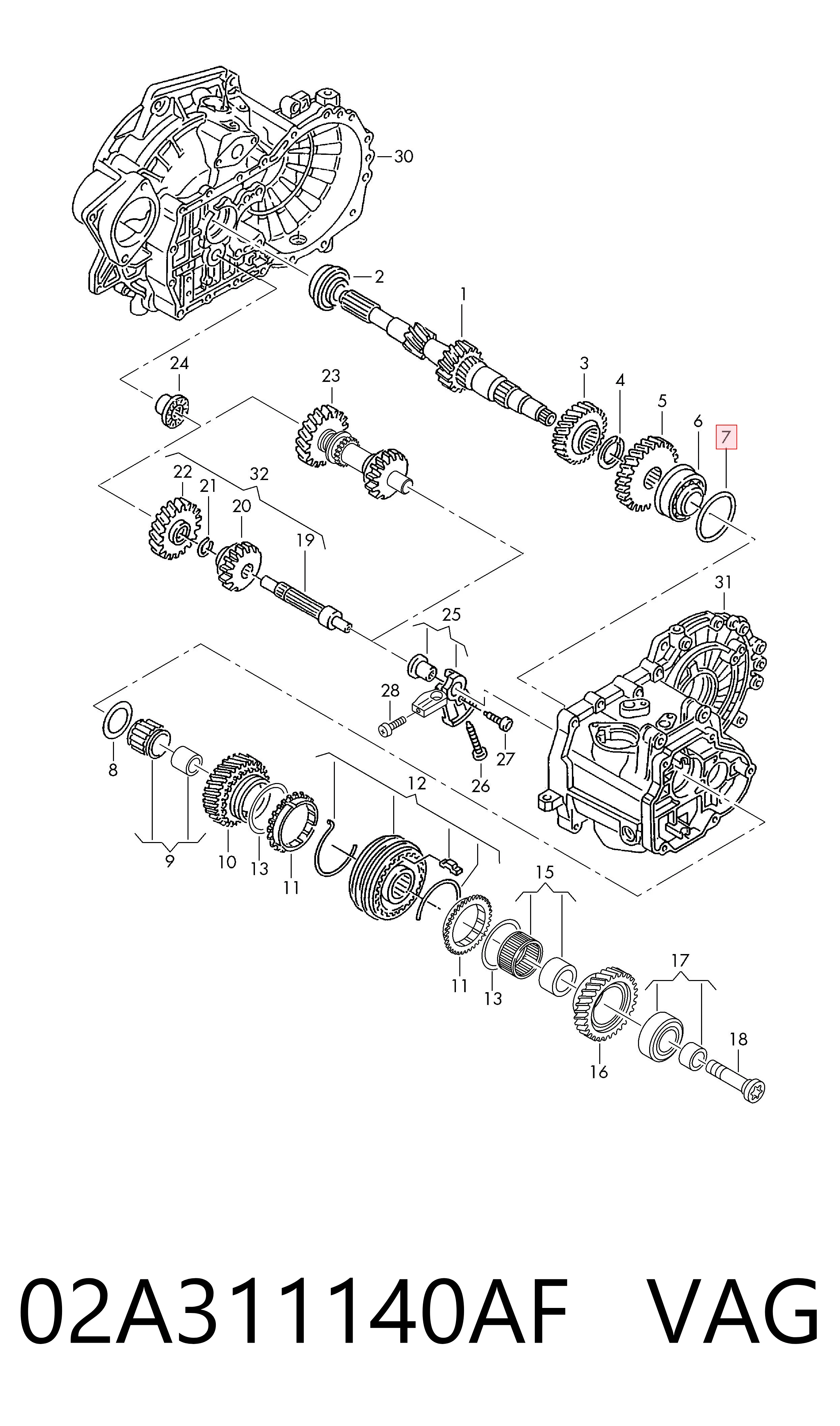 02A311140AF VAG 