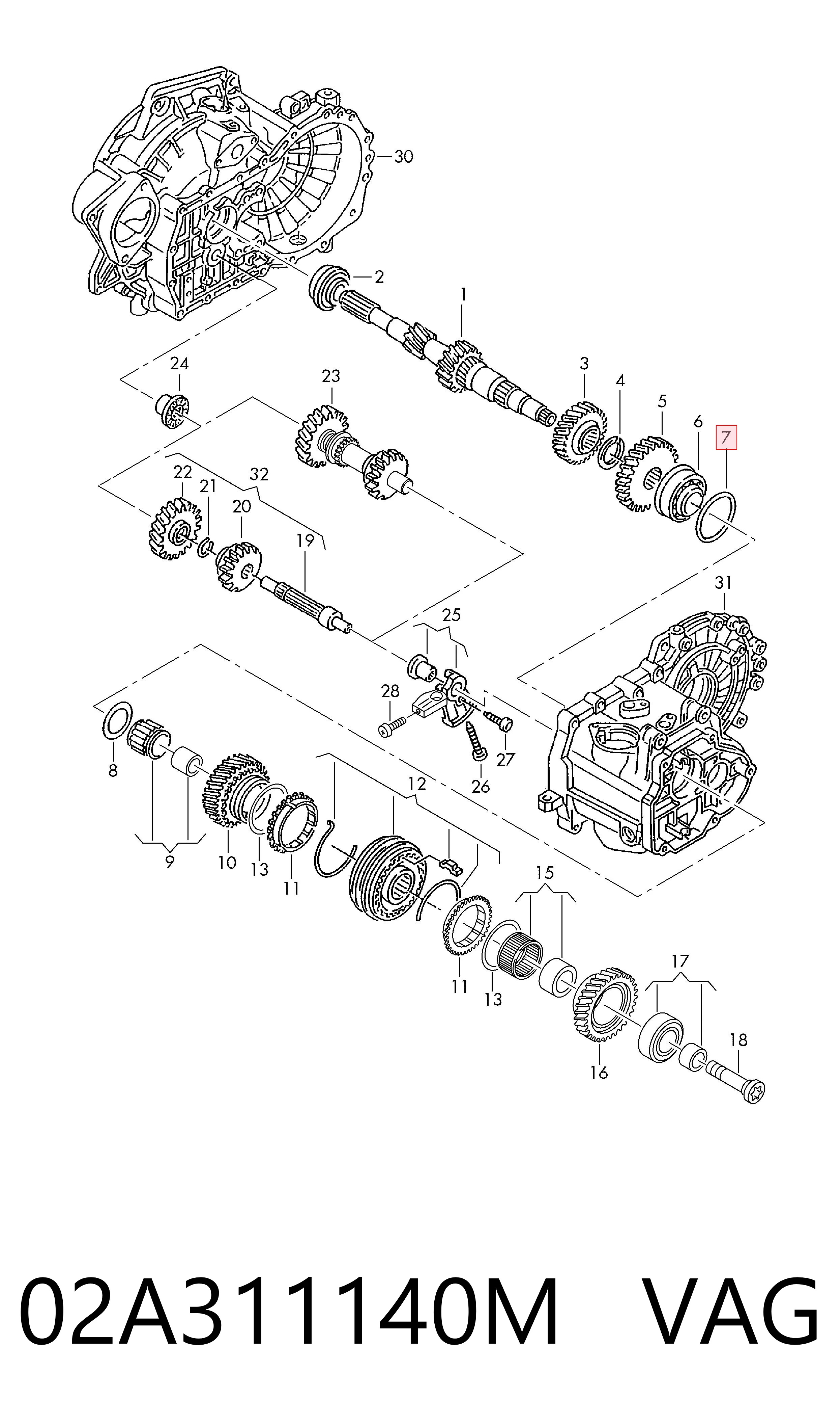 02A311140M VAG 