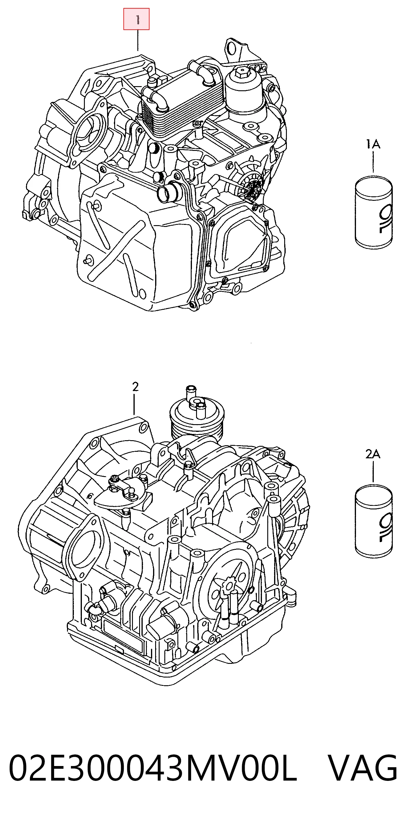 Caixa Automática de Mudança montada Skoda Octavia II A5 1Z3