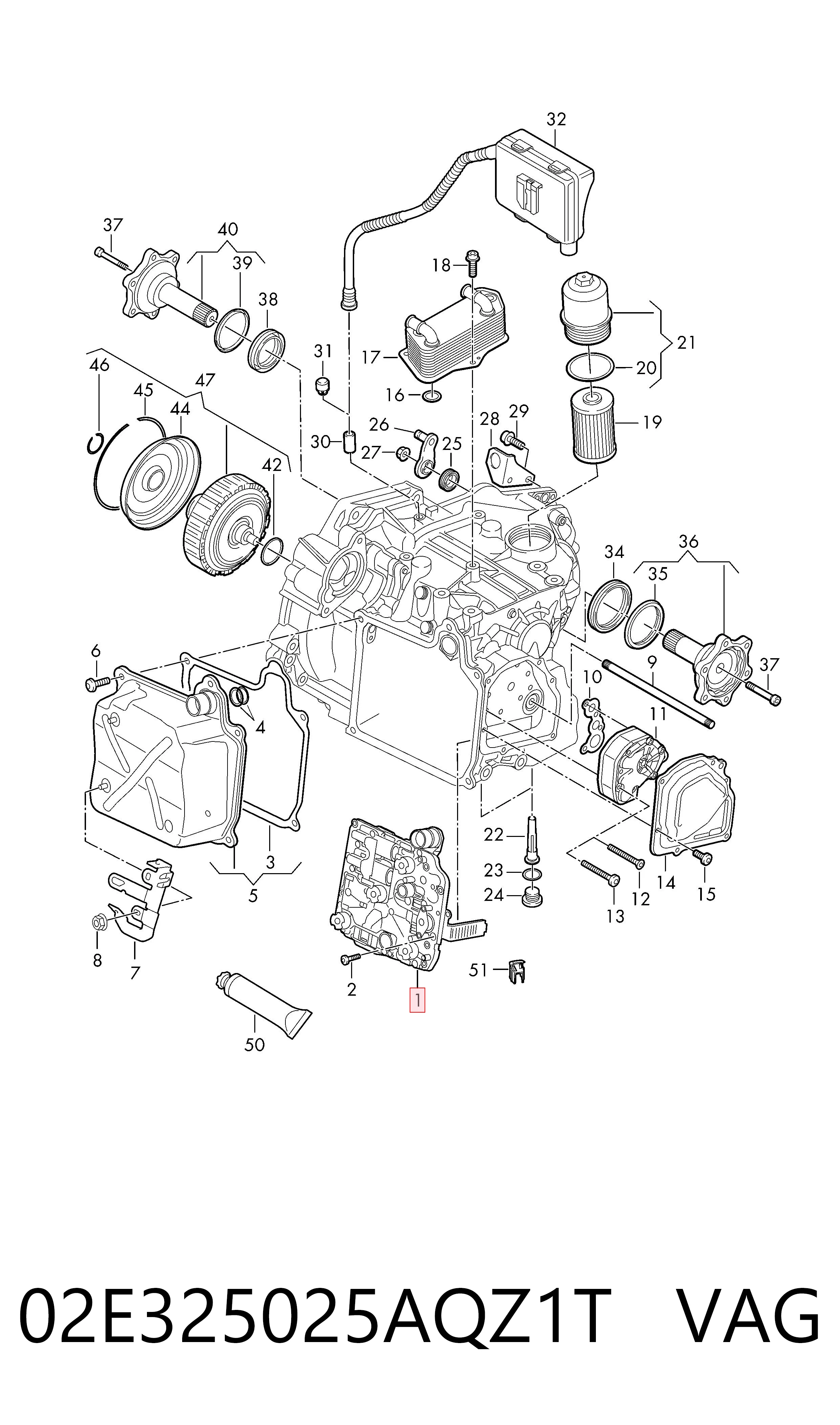 02E325025AQZ1T VAG
