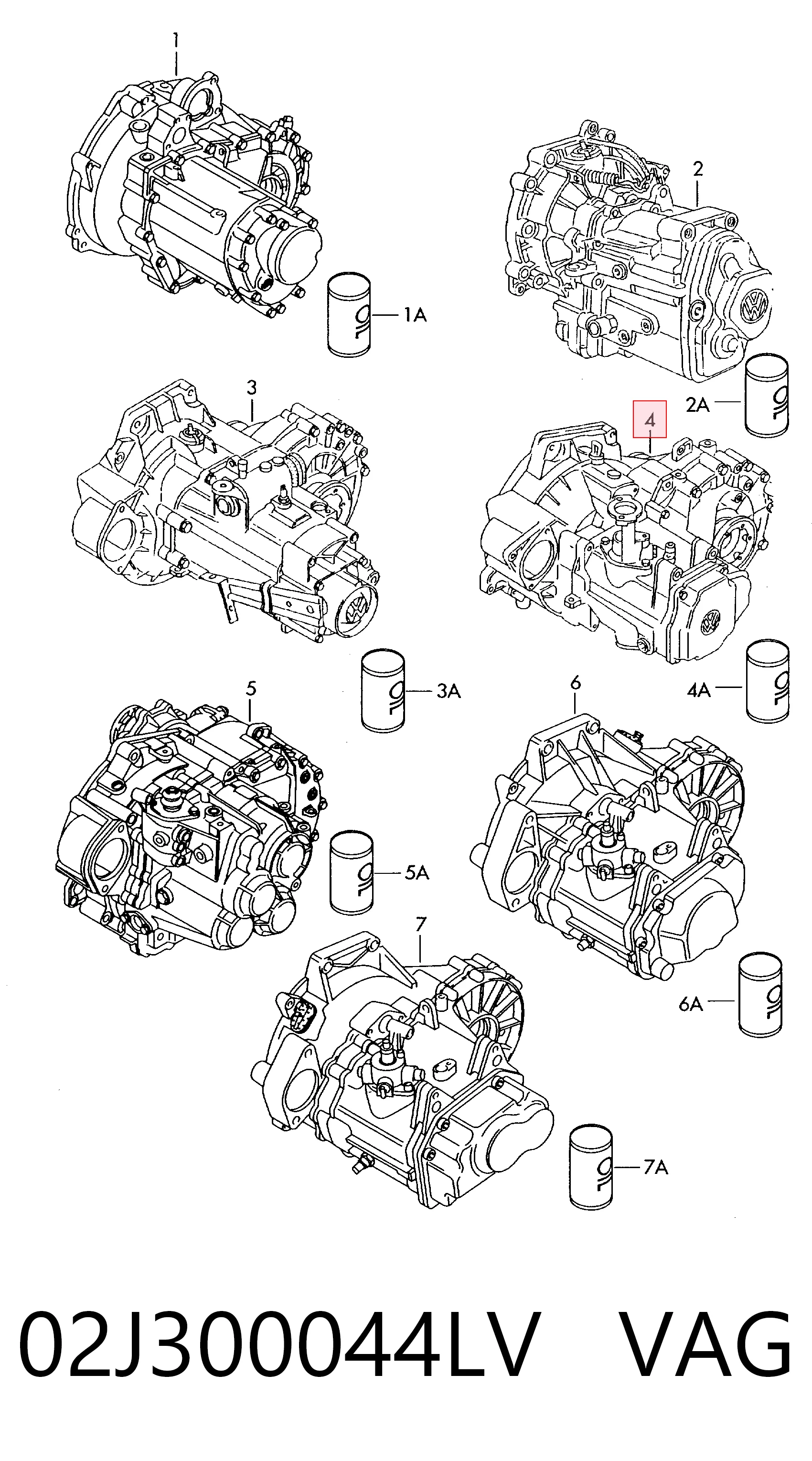 Caixa de Mudança montada (caixa mecânica de velocidades) para Audi A3 8L1