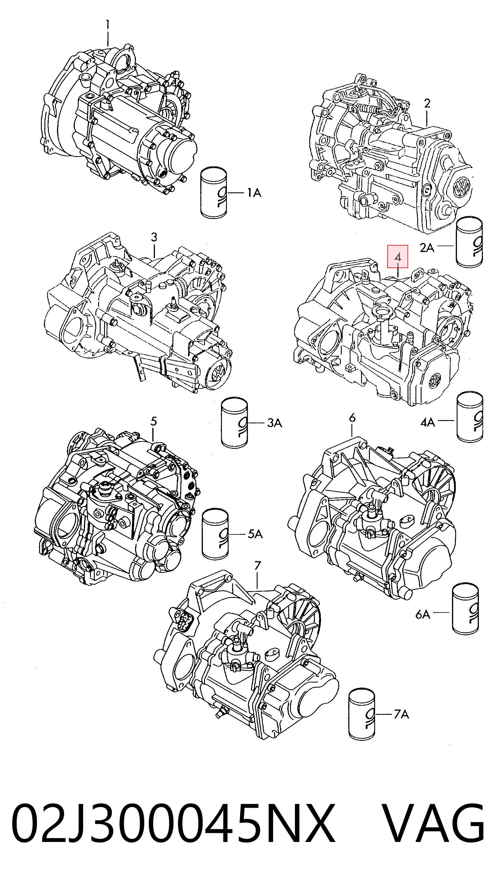 02J300045NX VAG