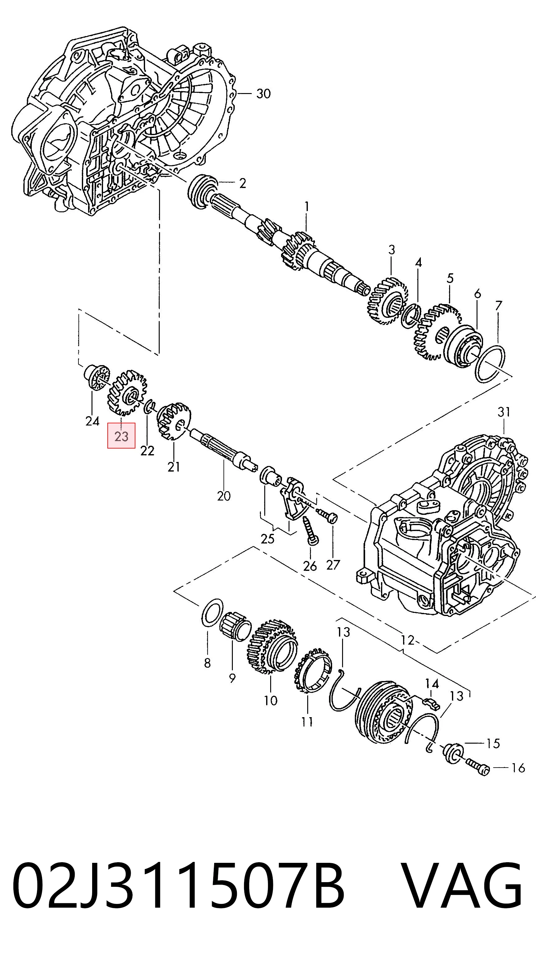 02J311507B VAG 