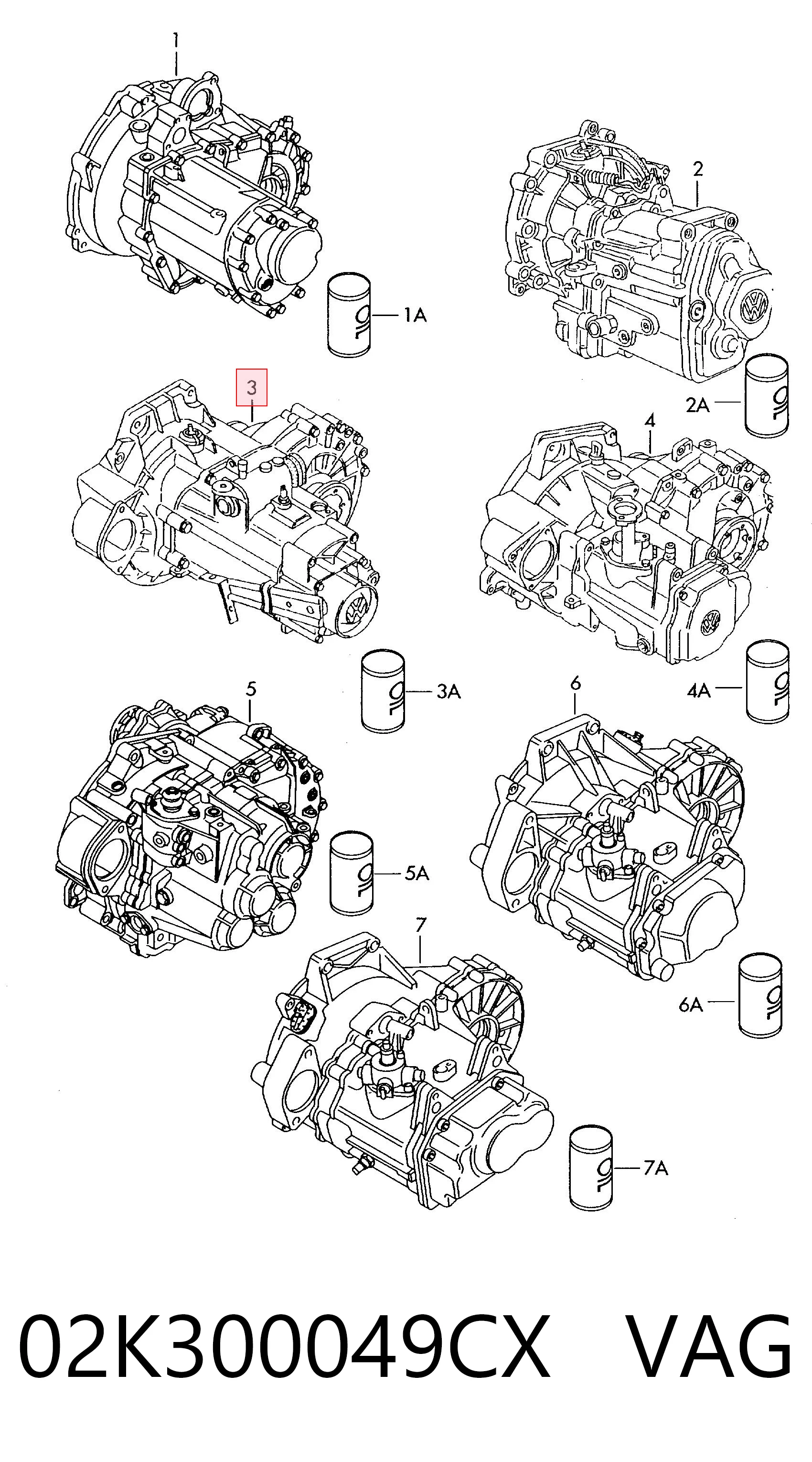 02K300049CX VAG