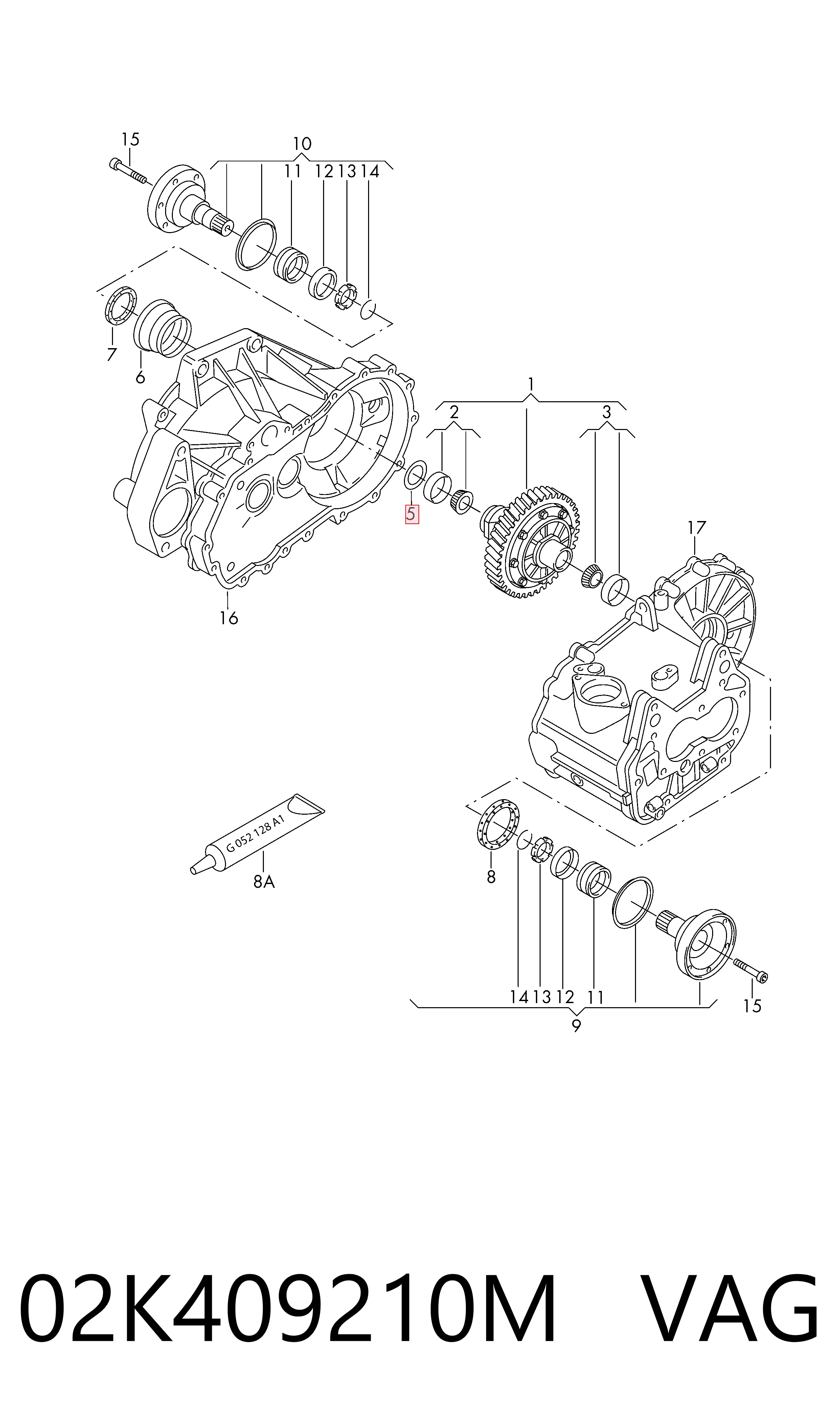 VAG 02K409210M preço, a partir de 10,76 USD