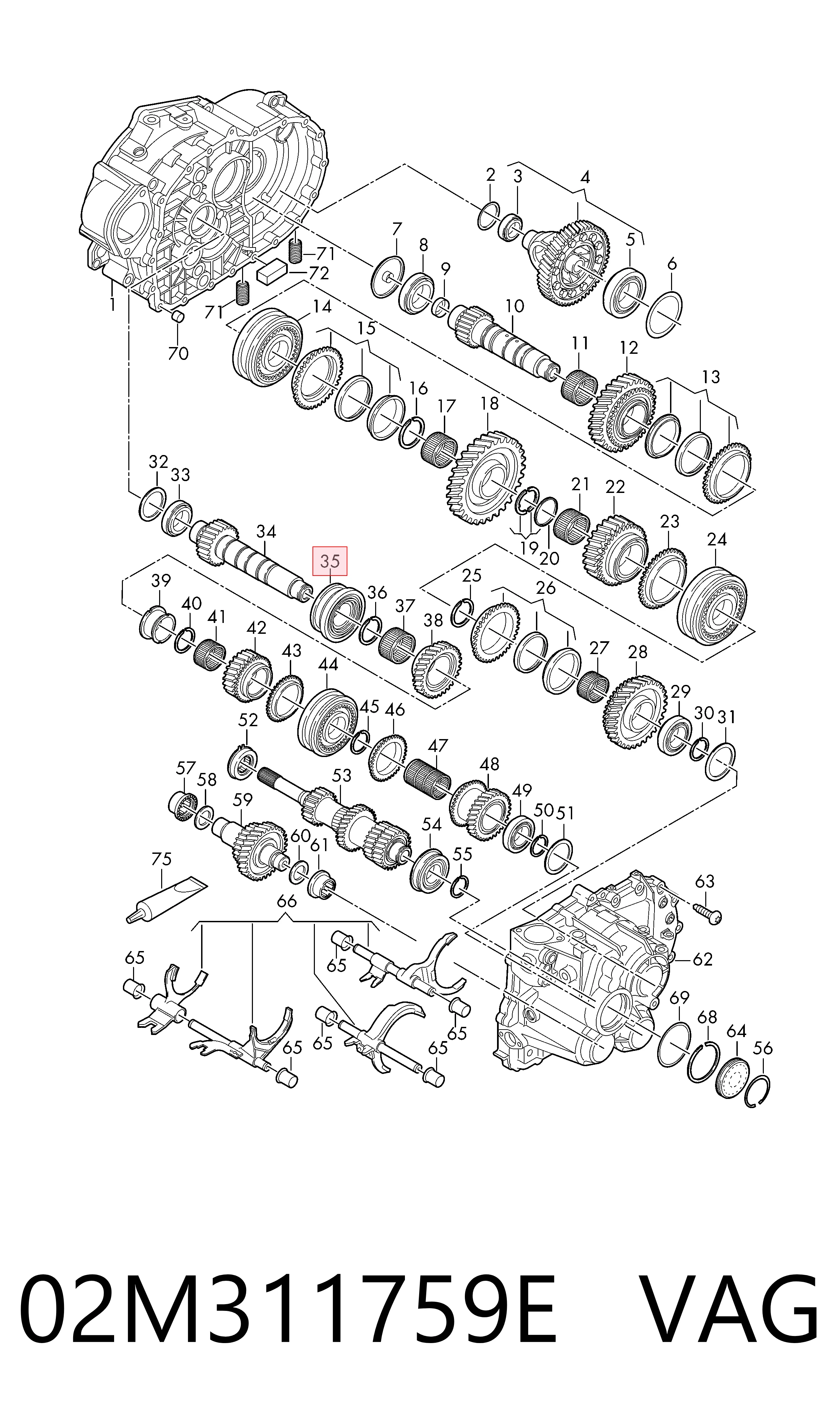 VAG 02M311759E preço, a partir de 432,00 USD