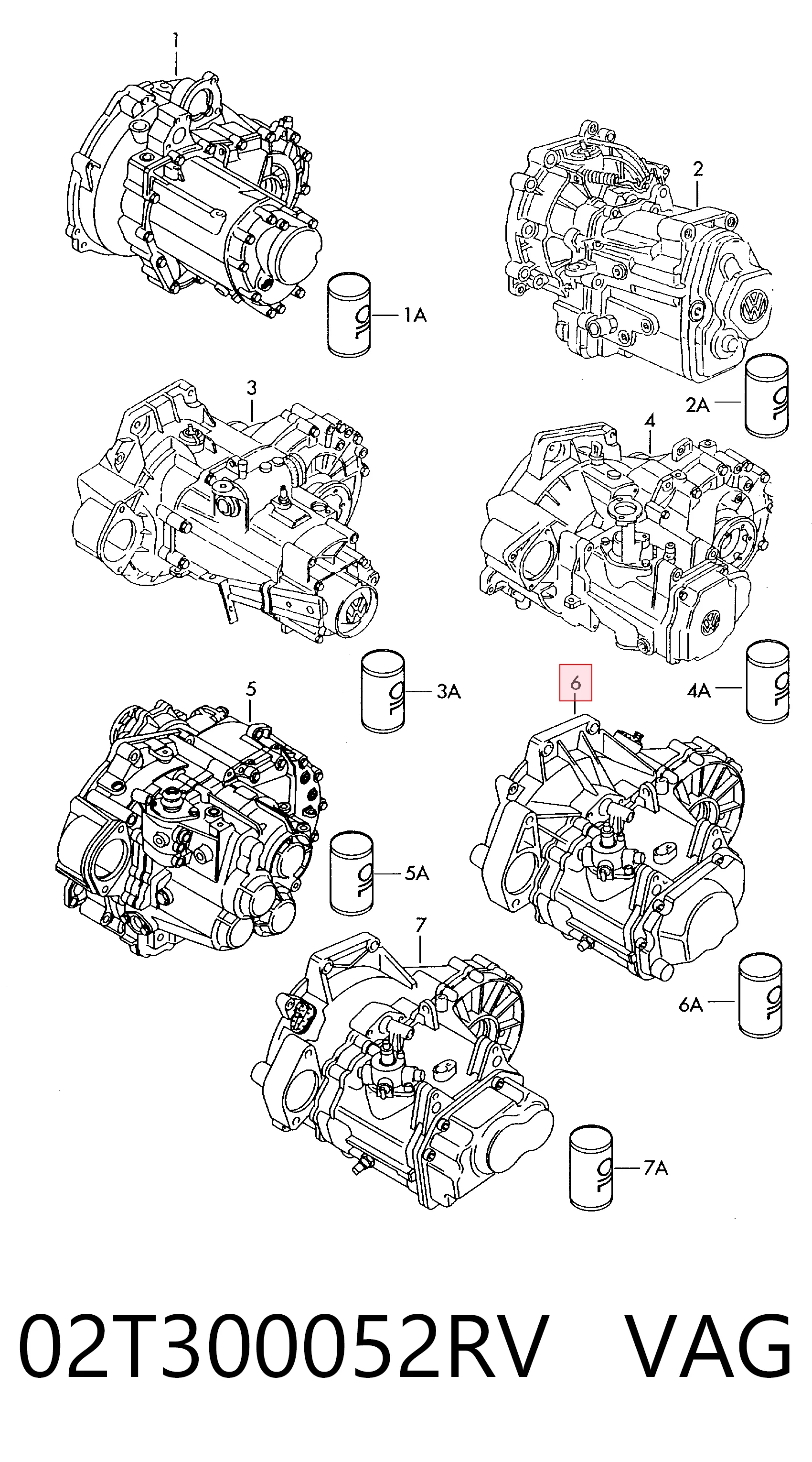 Caixa de Mudança montada (caixa mecânica de velocidades) para Volkswagen Polo IV 9A4