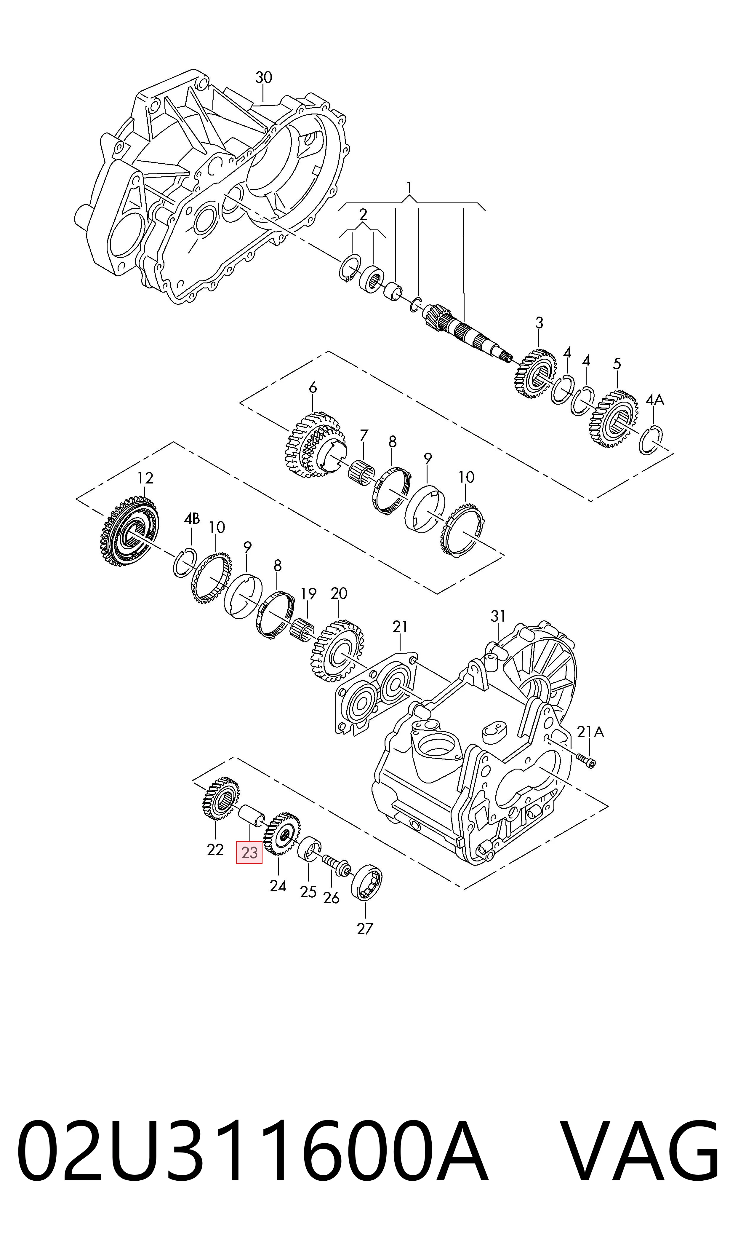  VAG 02U311600A preço, a partir de 50,64 USD