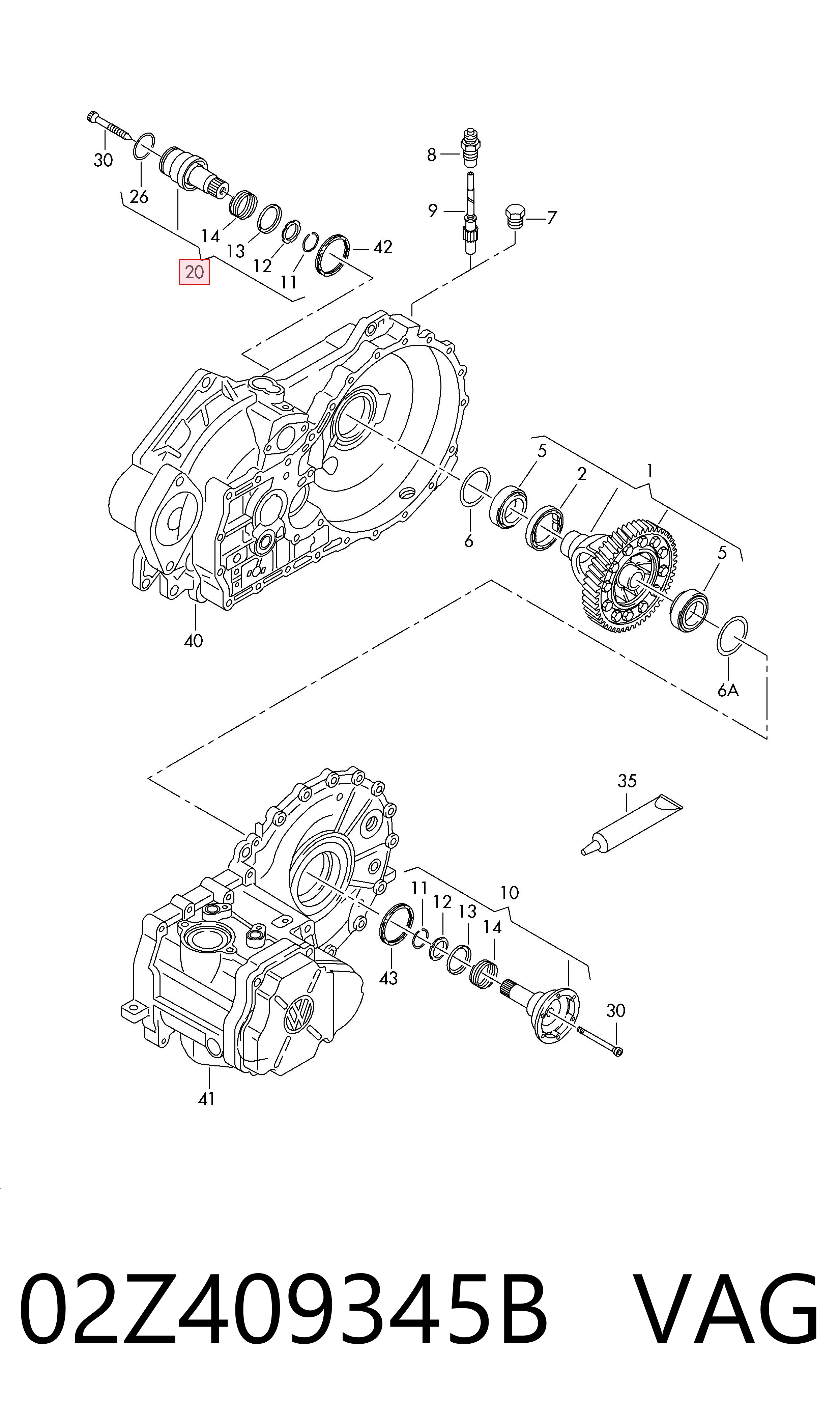 02Z409345B VAG
