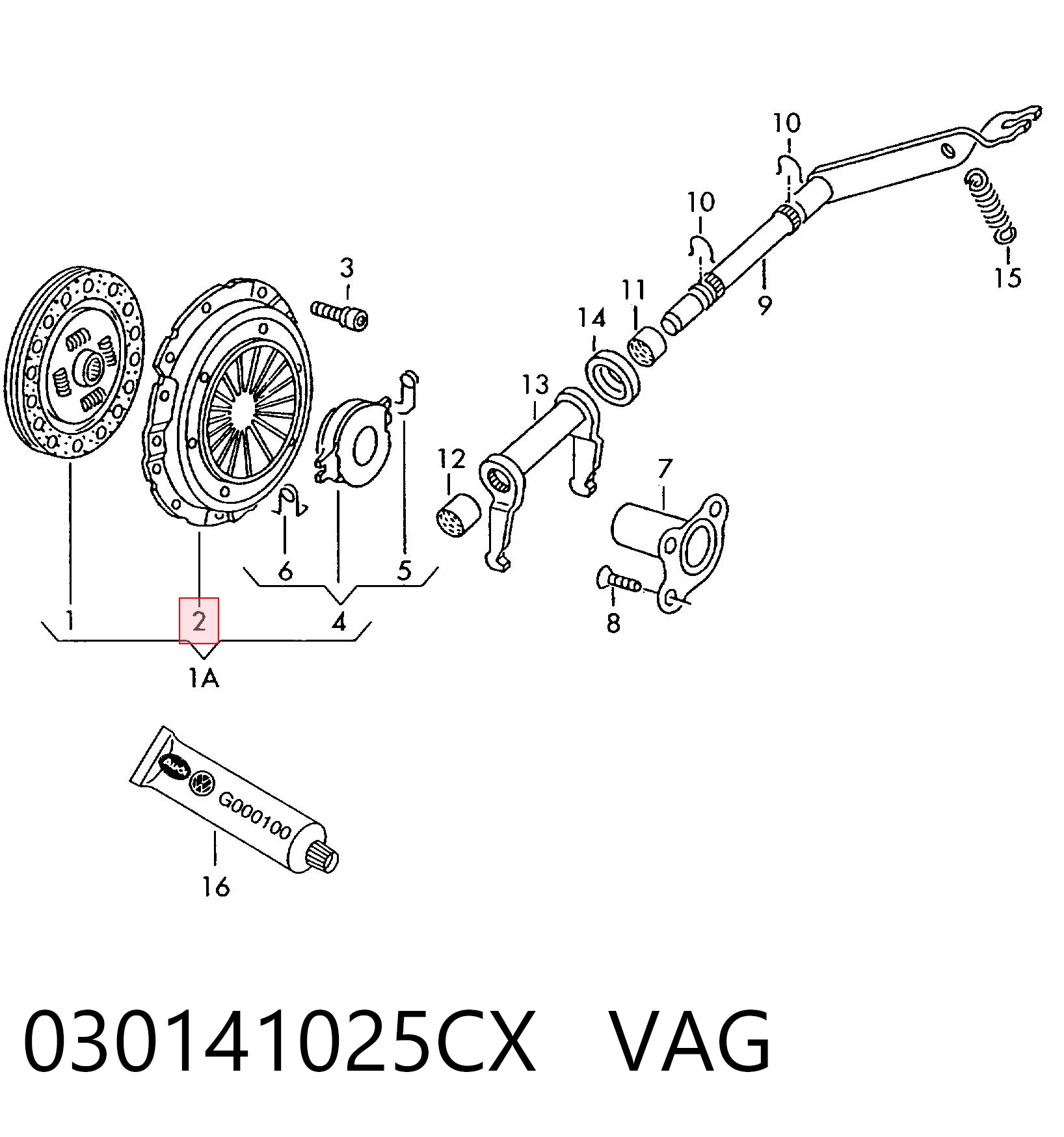 Cesta de embraiagem Volkswagen Polo III 6N2 ao melhor preço