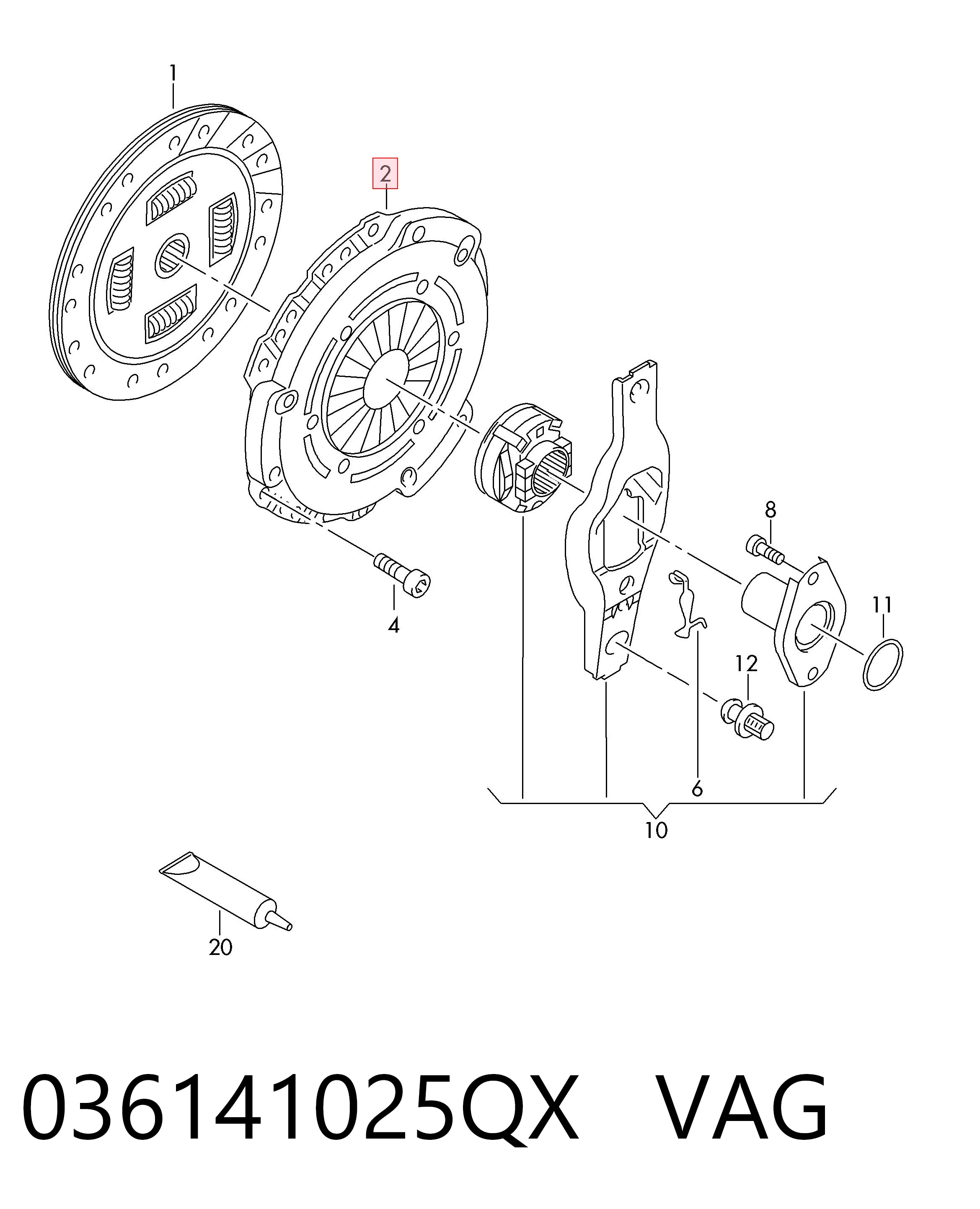 Cesta de embraiagem Seat Altea preço, a partir de 42,87 USD